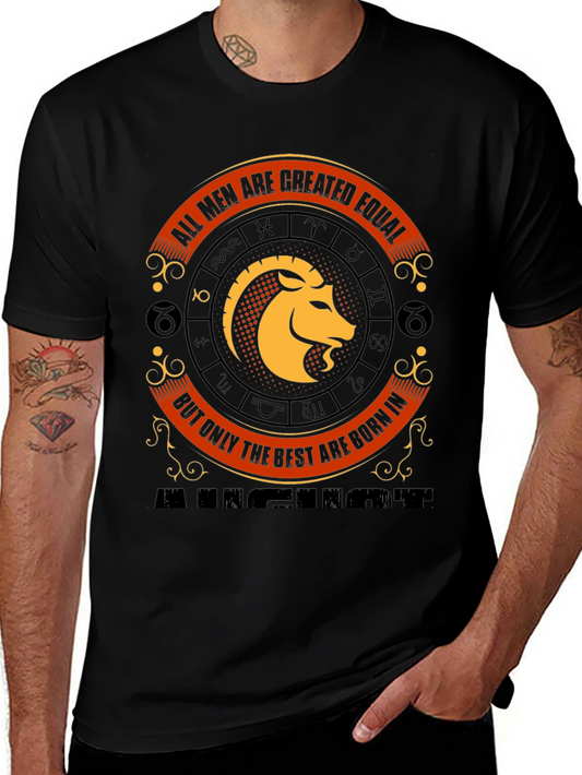 Capricorn Zodiac T-Shirt: Best Men Born in August