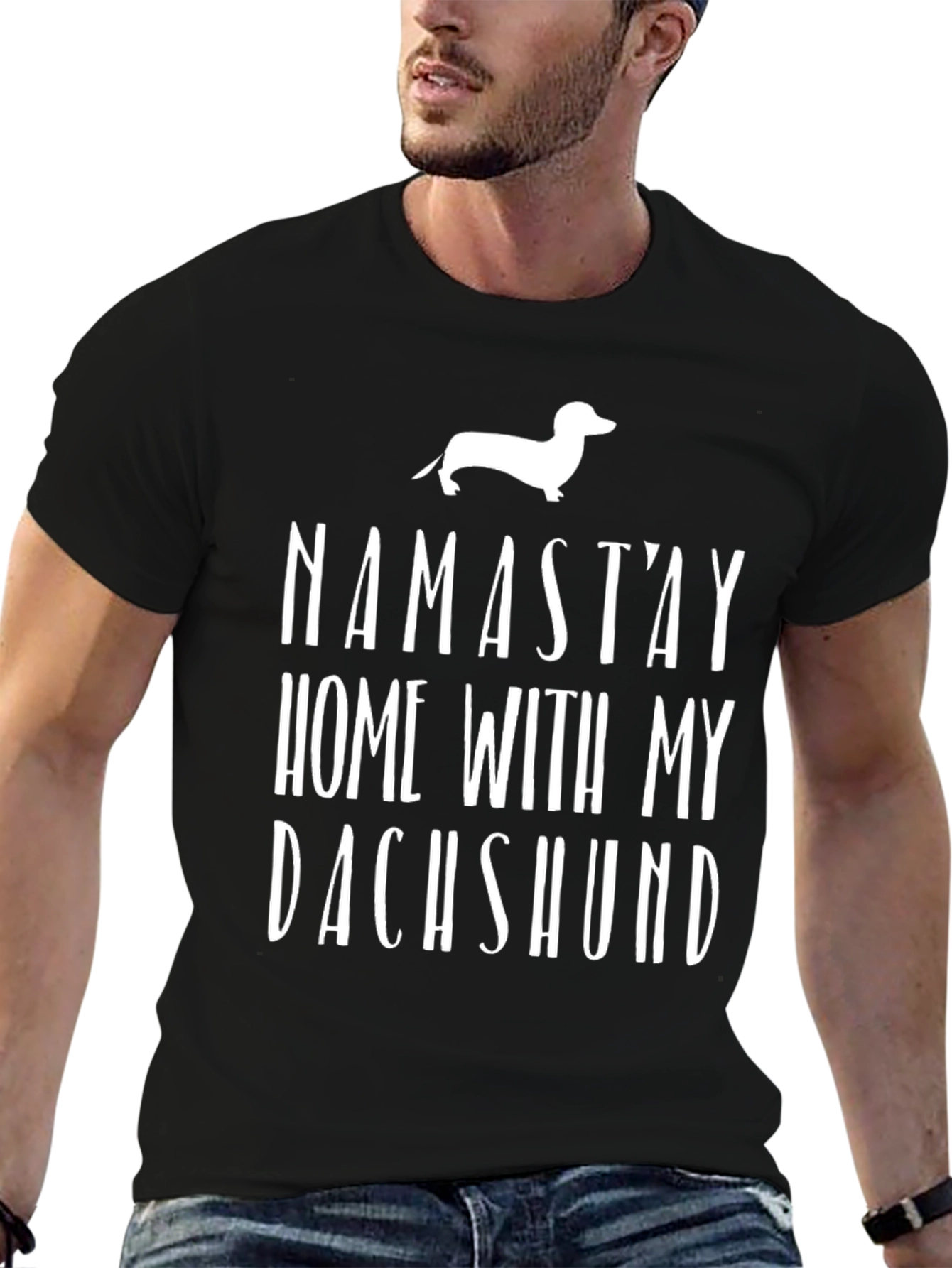 Namastay Home Dachshund Graphic Tee