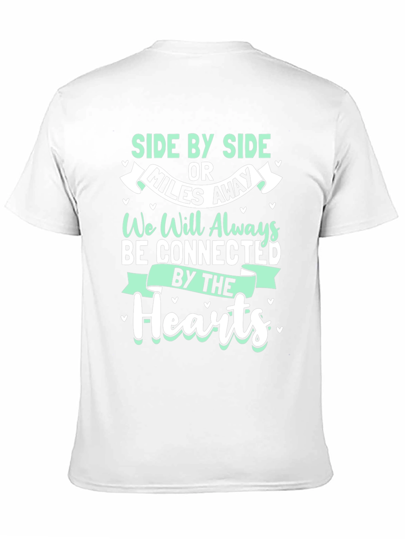 Connected Hearts T-Shirt - Long Distance Friendship Tee