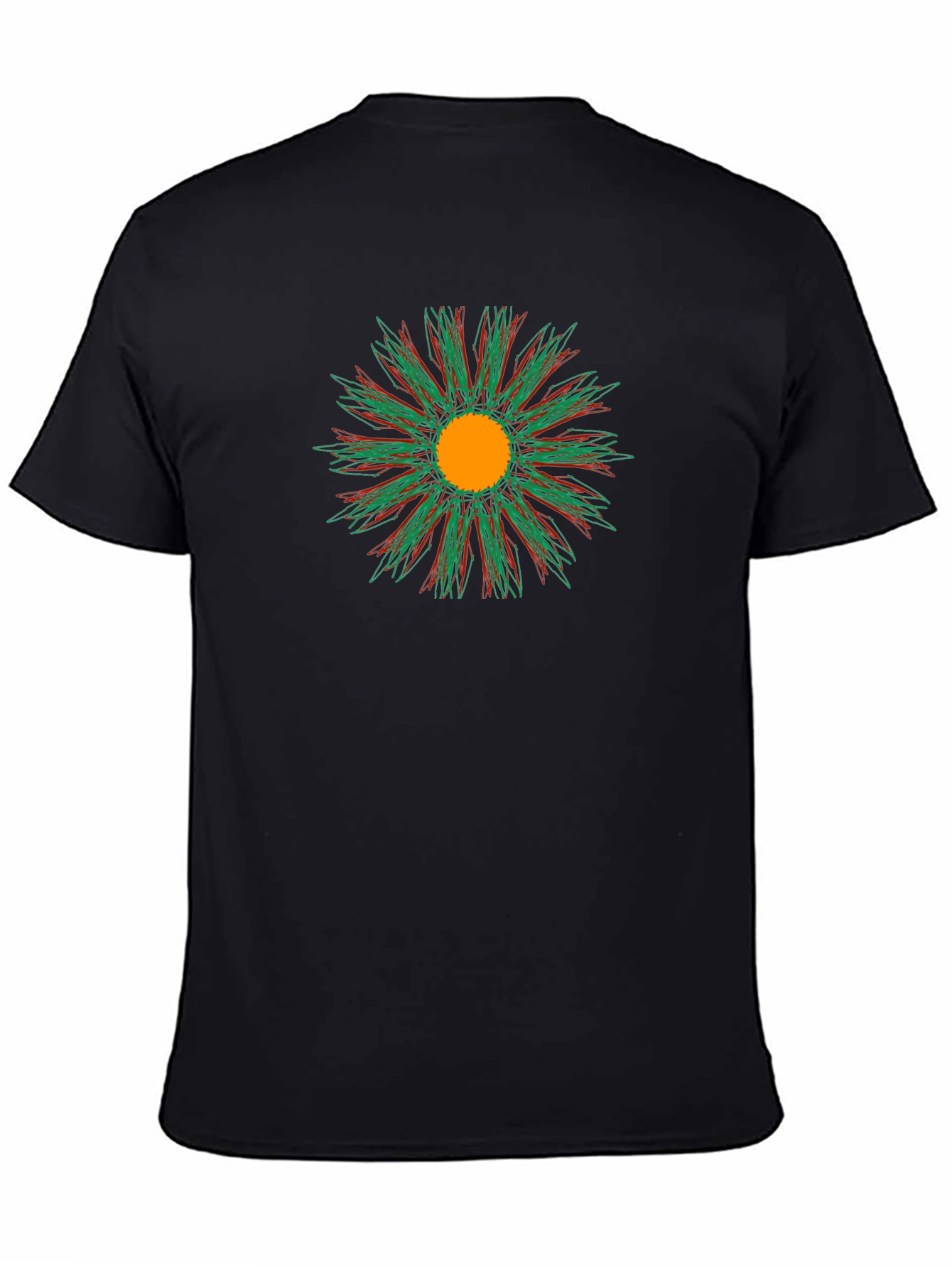 Abstract Floral Tee - Stylish Comfort