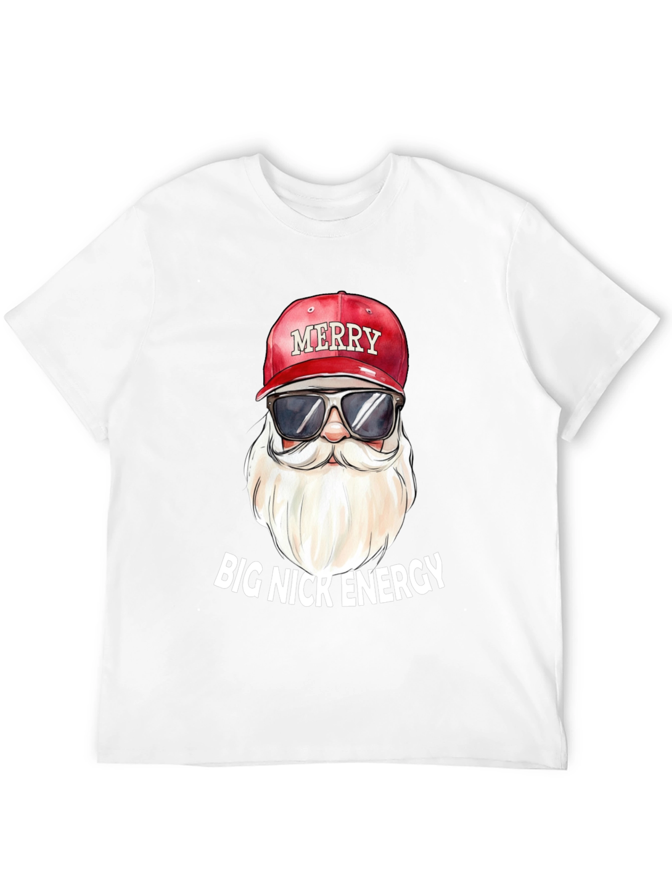 Big Nick Energy Christmas Santa T-Shirt