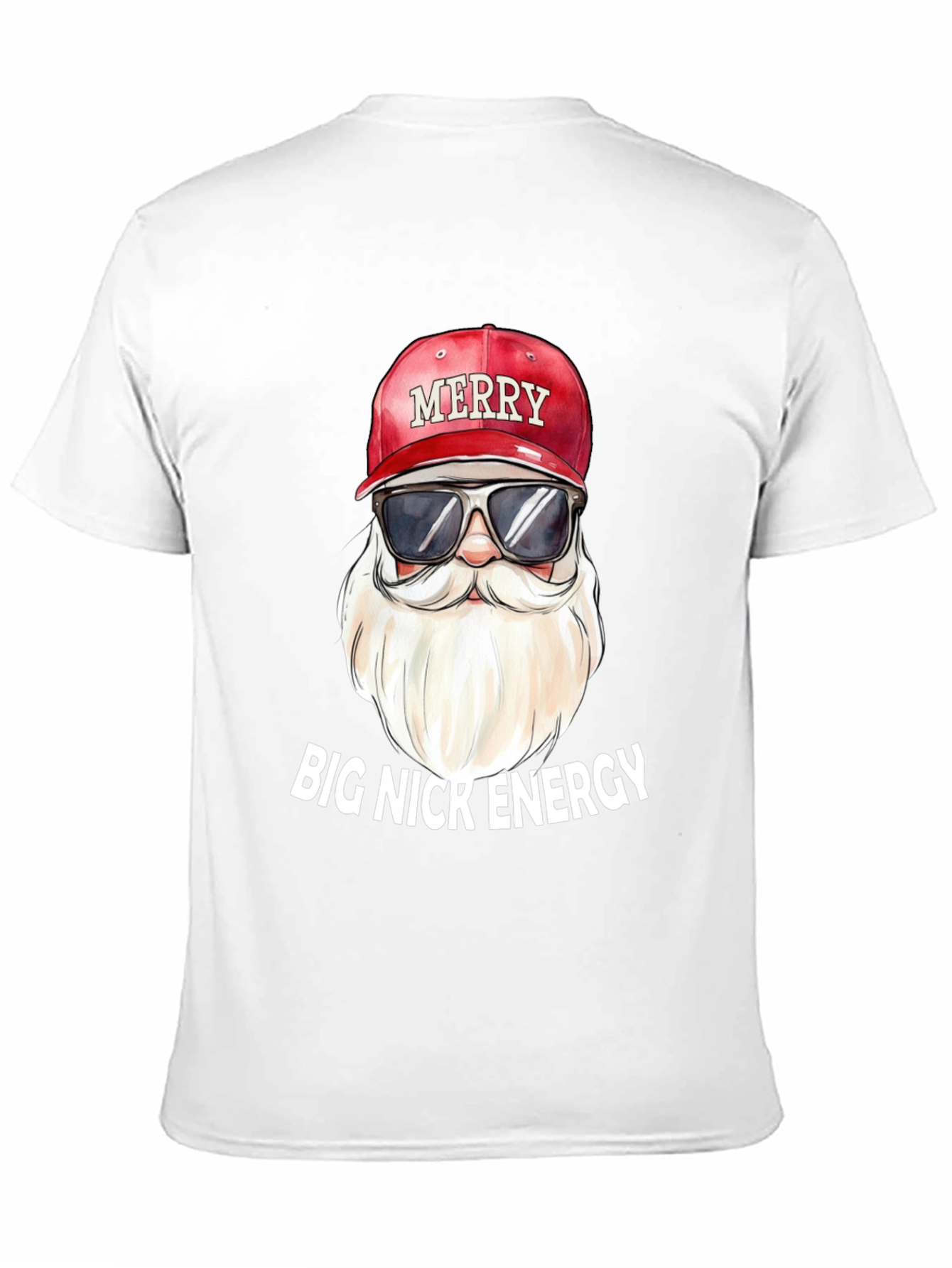 Big Nick Energy Christmas Santa T-Shirt