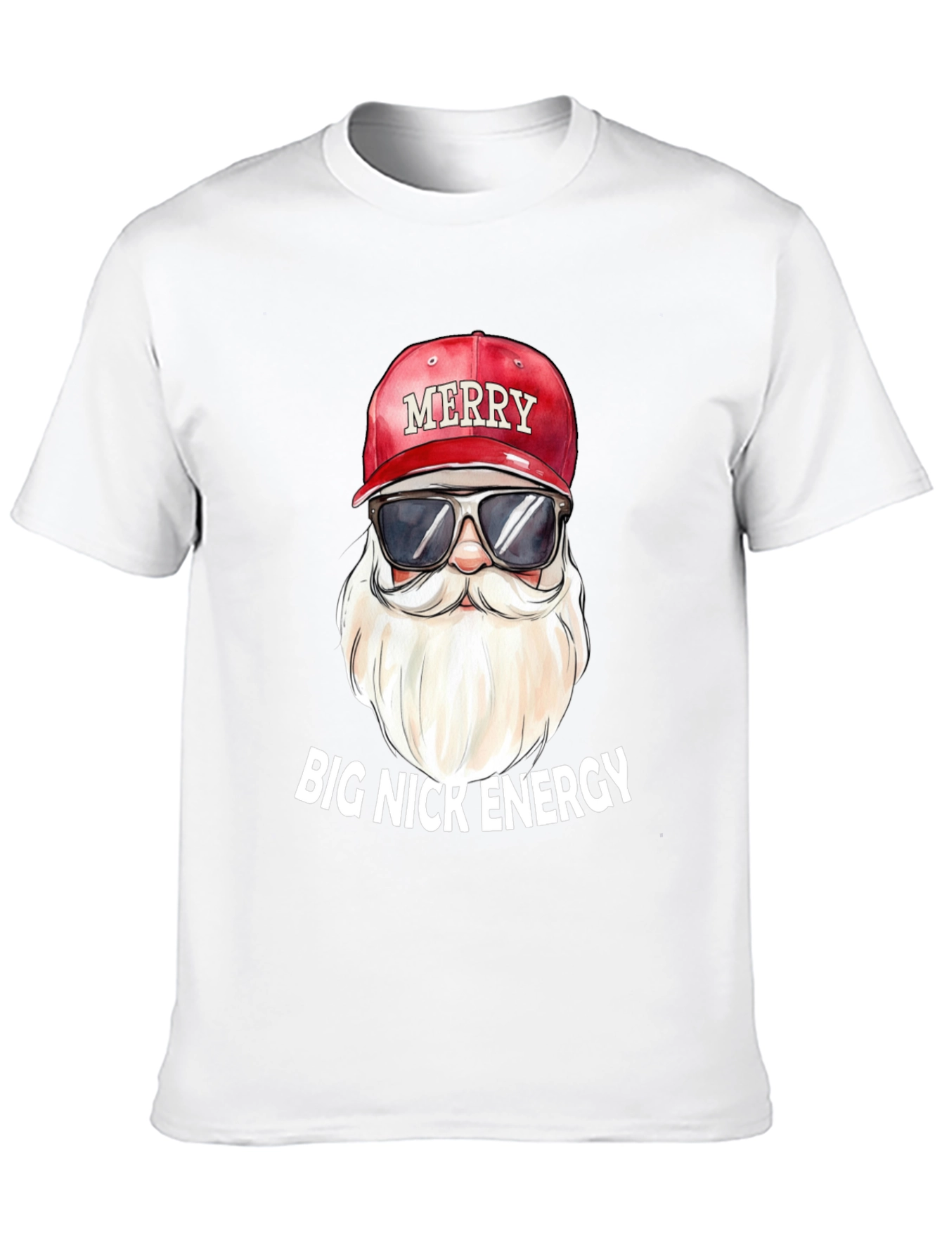 Big Nick Energy Christmas Santa T-Shirt
