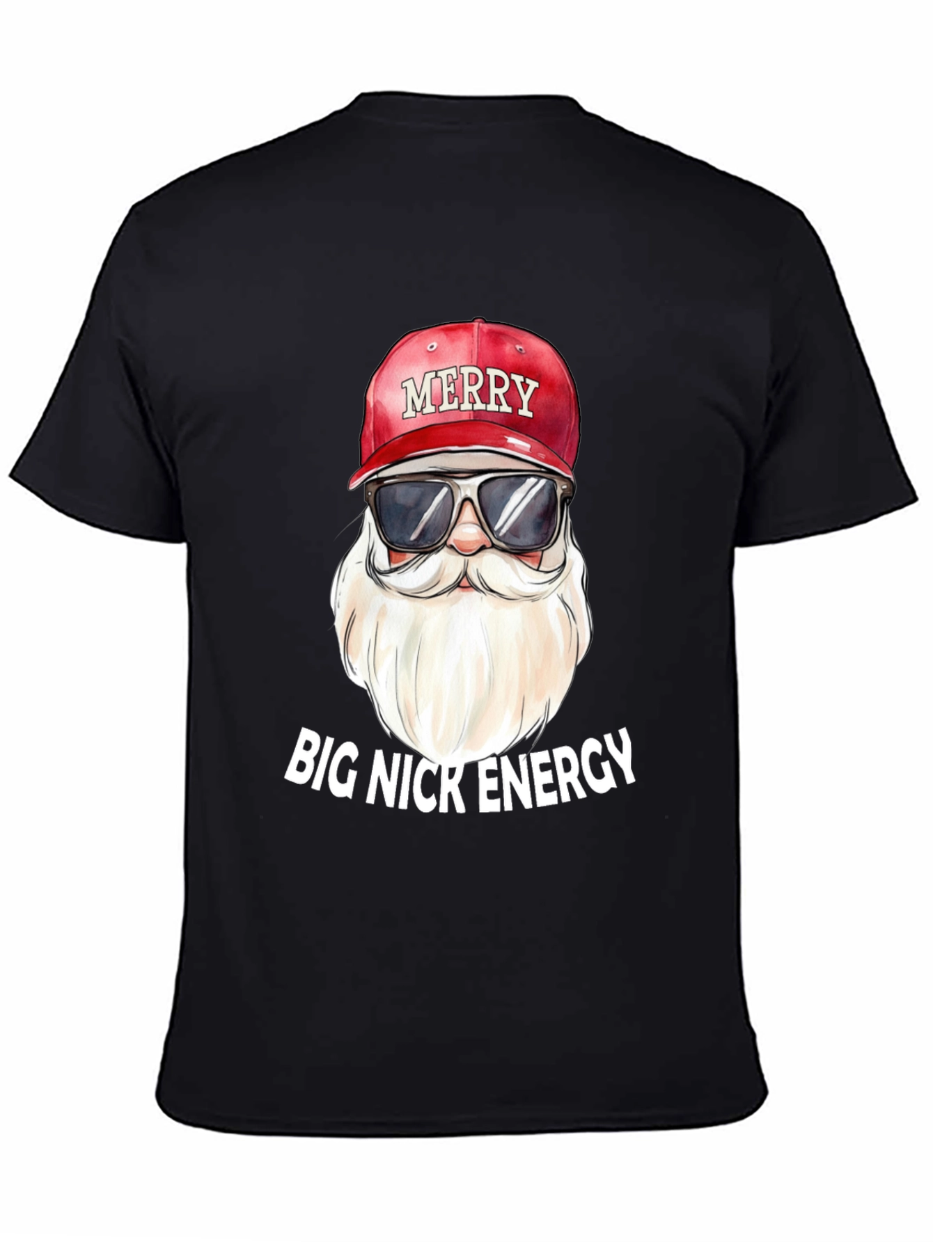 Big Nick Energy Christmas Santa T-Shirt