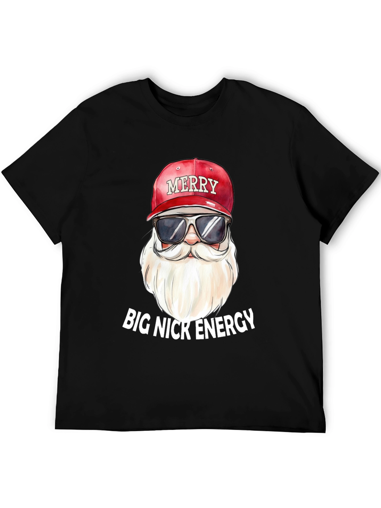 Big Nick Energy Christmas Santa T-Shirt