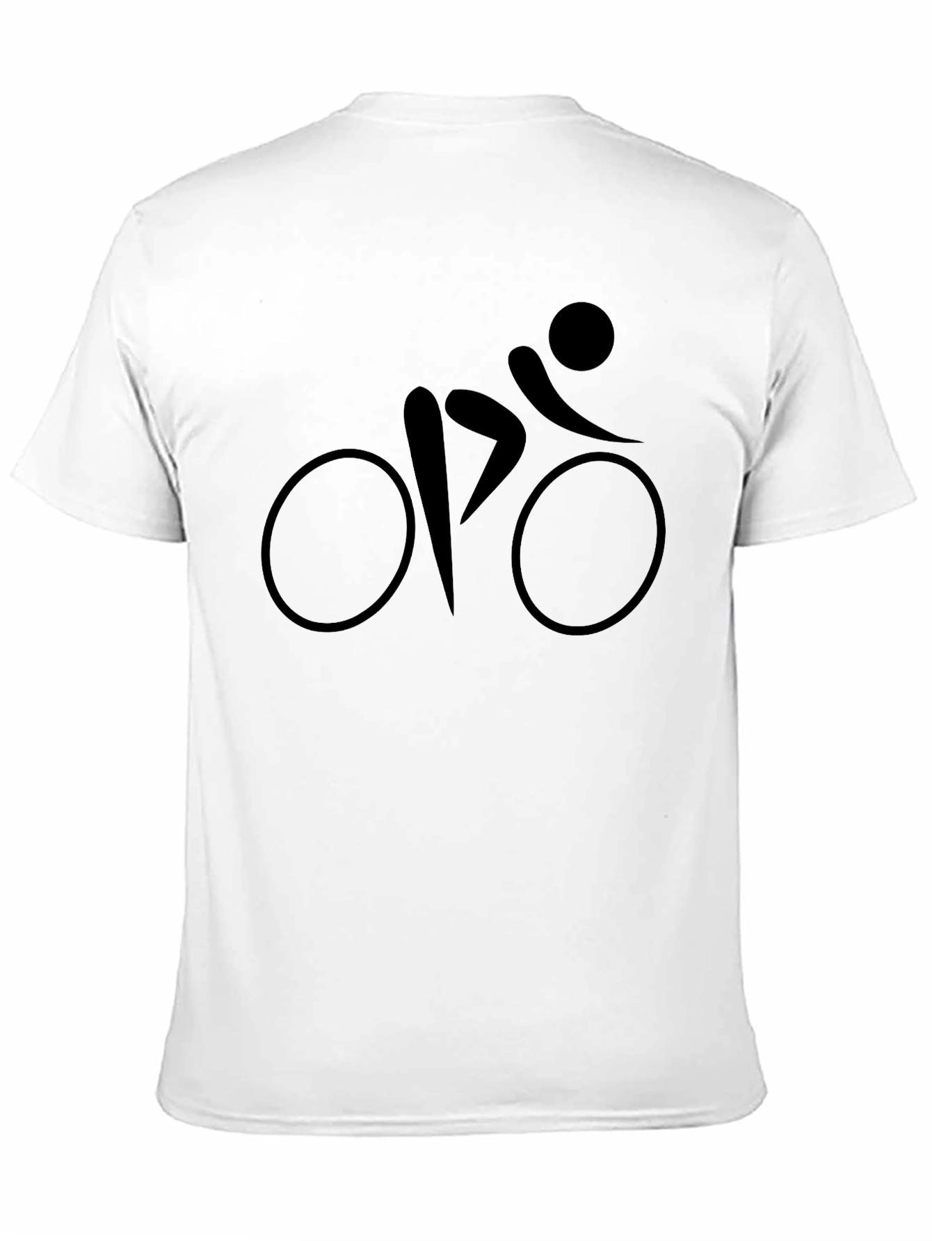 Stylish Black Bike Graphic Tee - Casual Comfort
