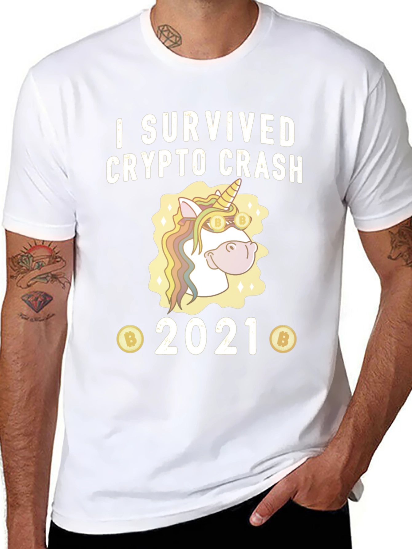 I Survived Crypto Crash 2021 T-Shirt
