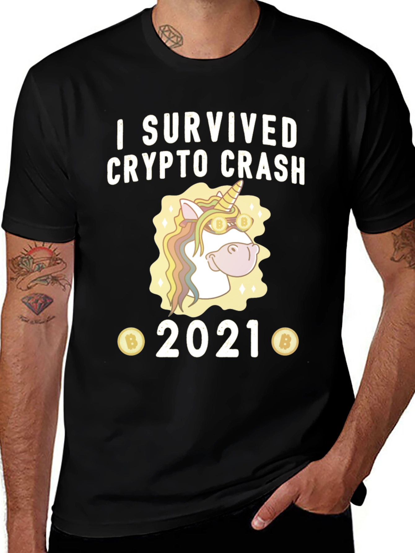 I Survived Crypto Crash 2021 T-Shirt