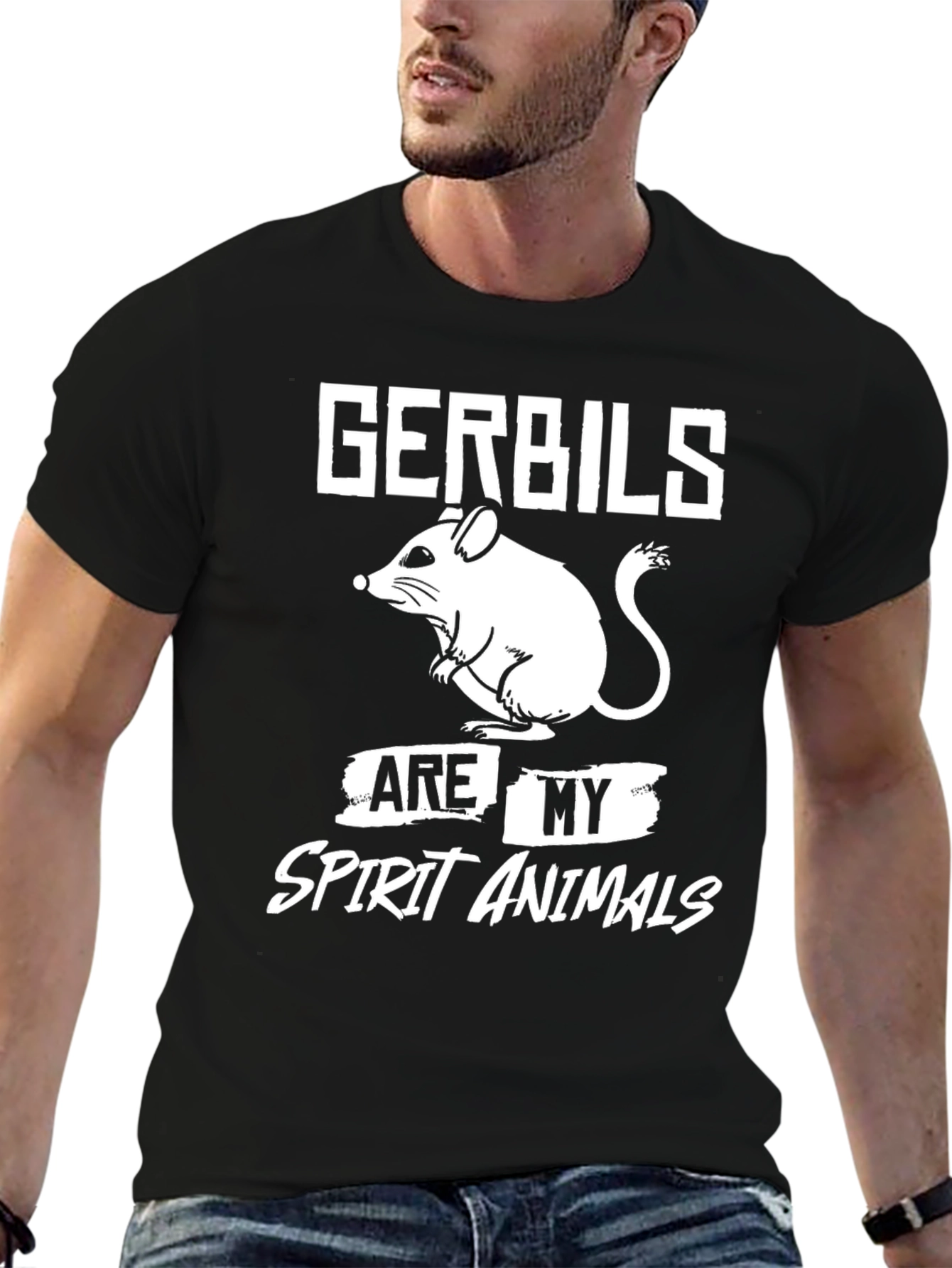 Gerbil Spirit Animal T-Shirt - Unisex Graphic Tee