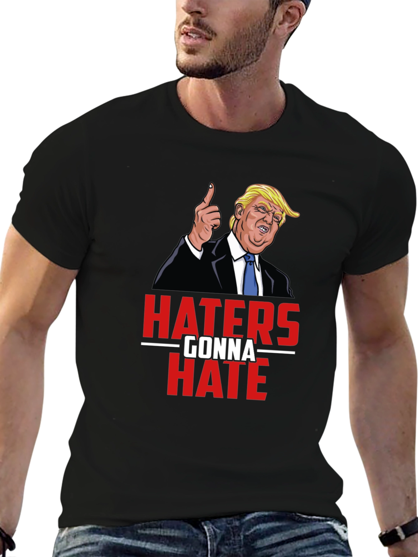 Haters Gonna Hate Trump Graphic Tee