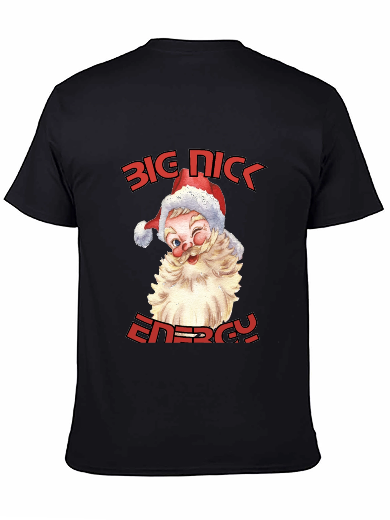 Big Nick Energy Santa Graphic T-Shirt