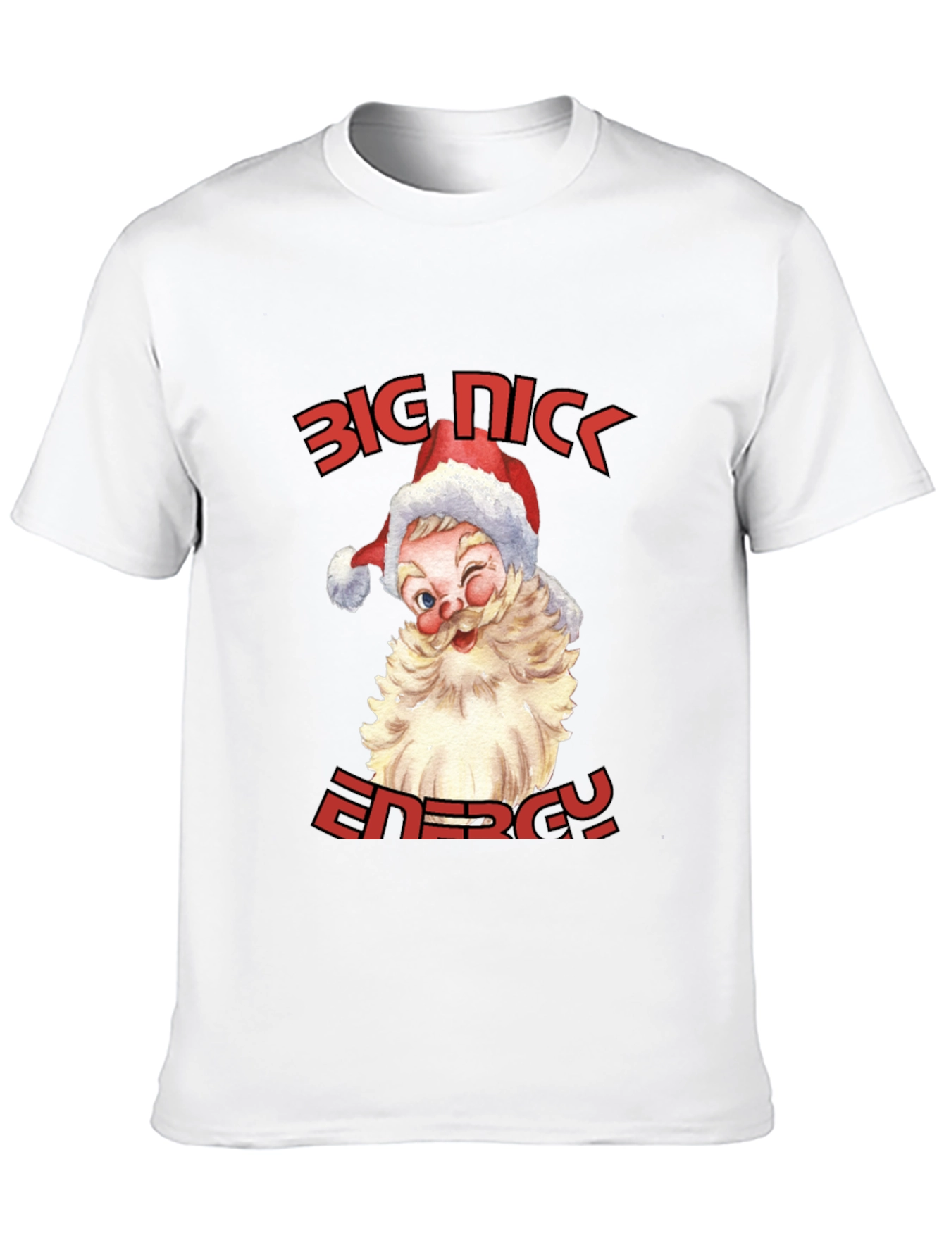 Big Nick Energy Santa Graphic T-Shirt