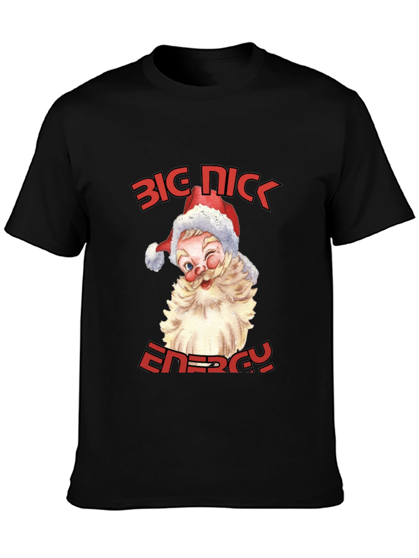 Big Nick Energy Santa Graphic T-Shirt
