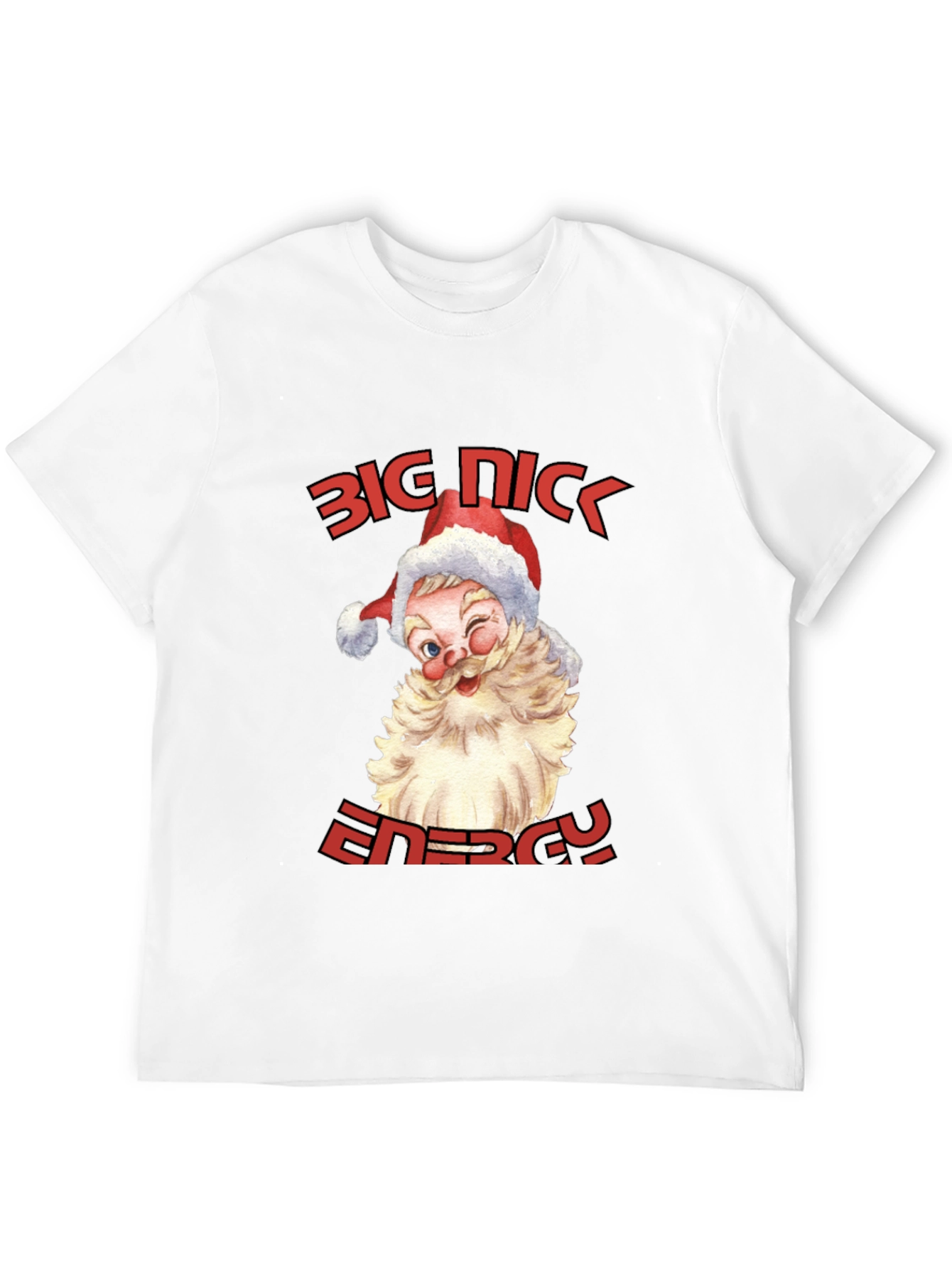 Big Nick Energy Santa Graphic T-Shirt