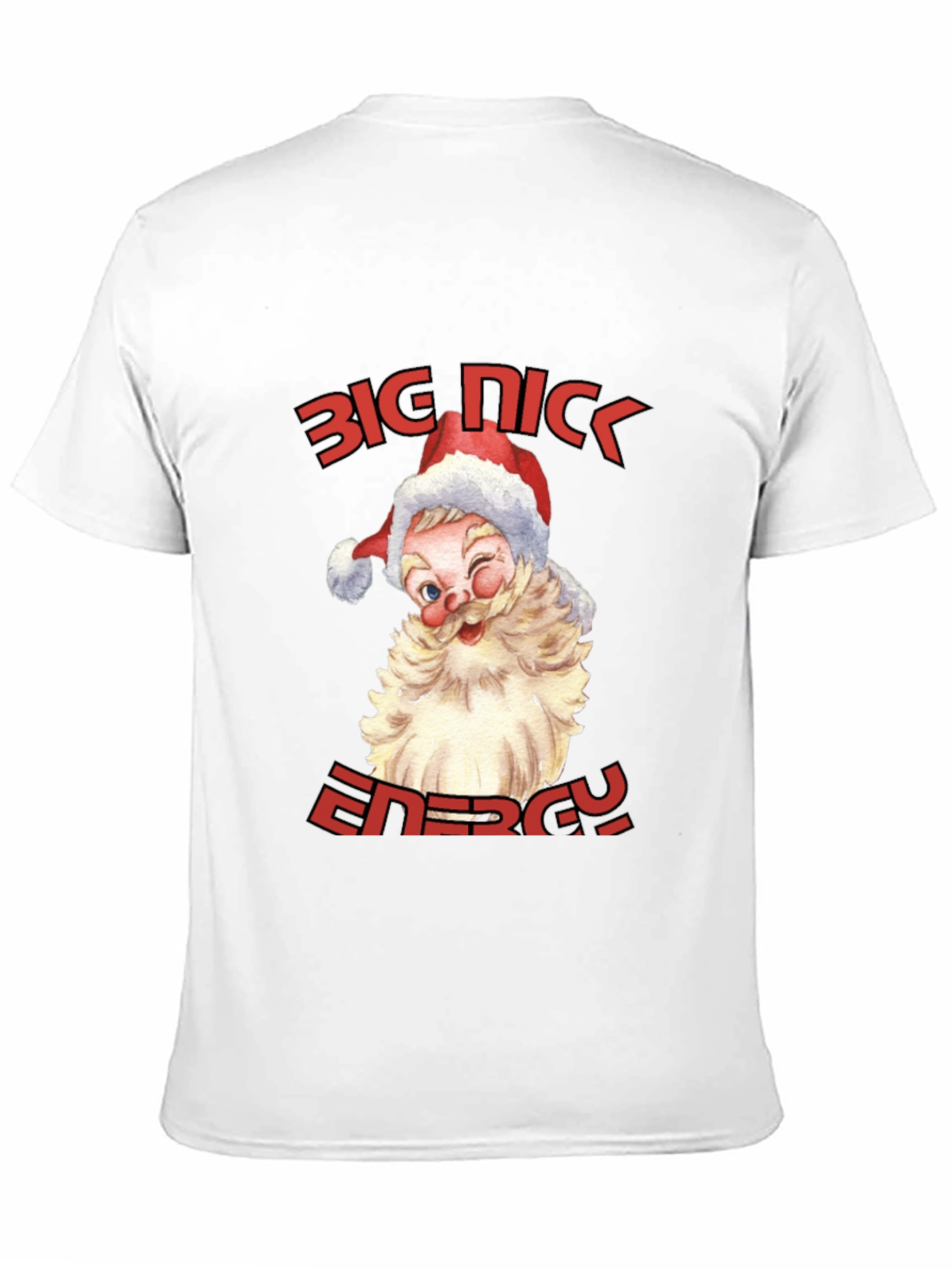 Big Nick Energy Santa Graphic T-Shirt