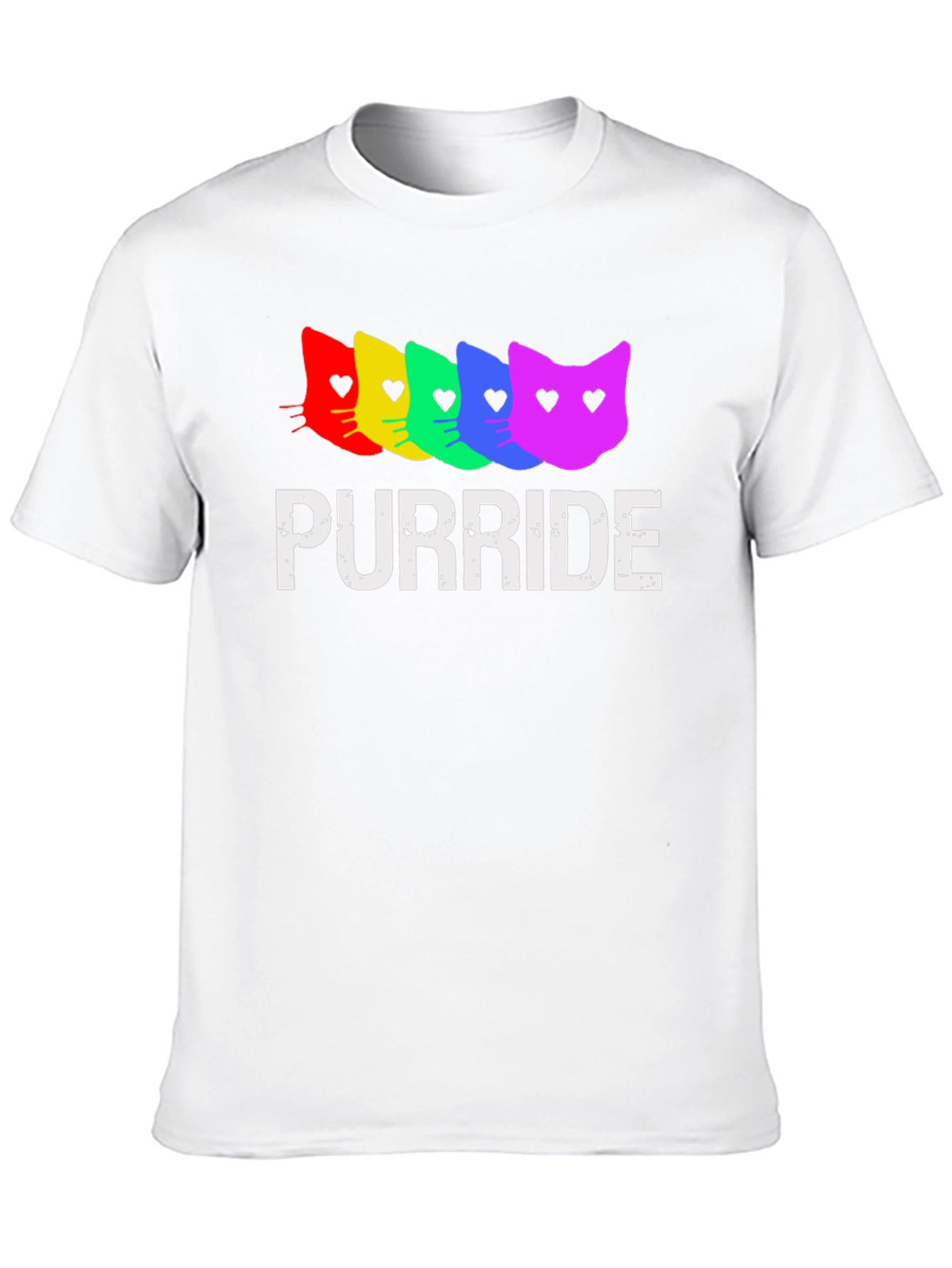 Purride Rainbow Cats T-Shirt - Pride Apparel