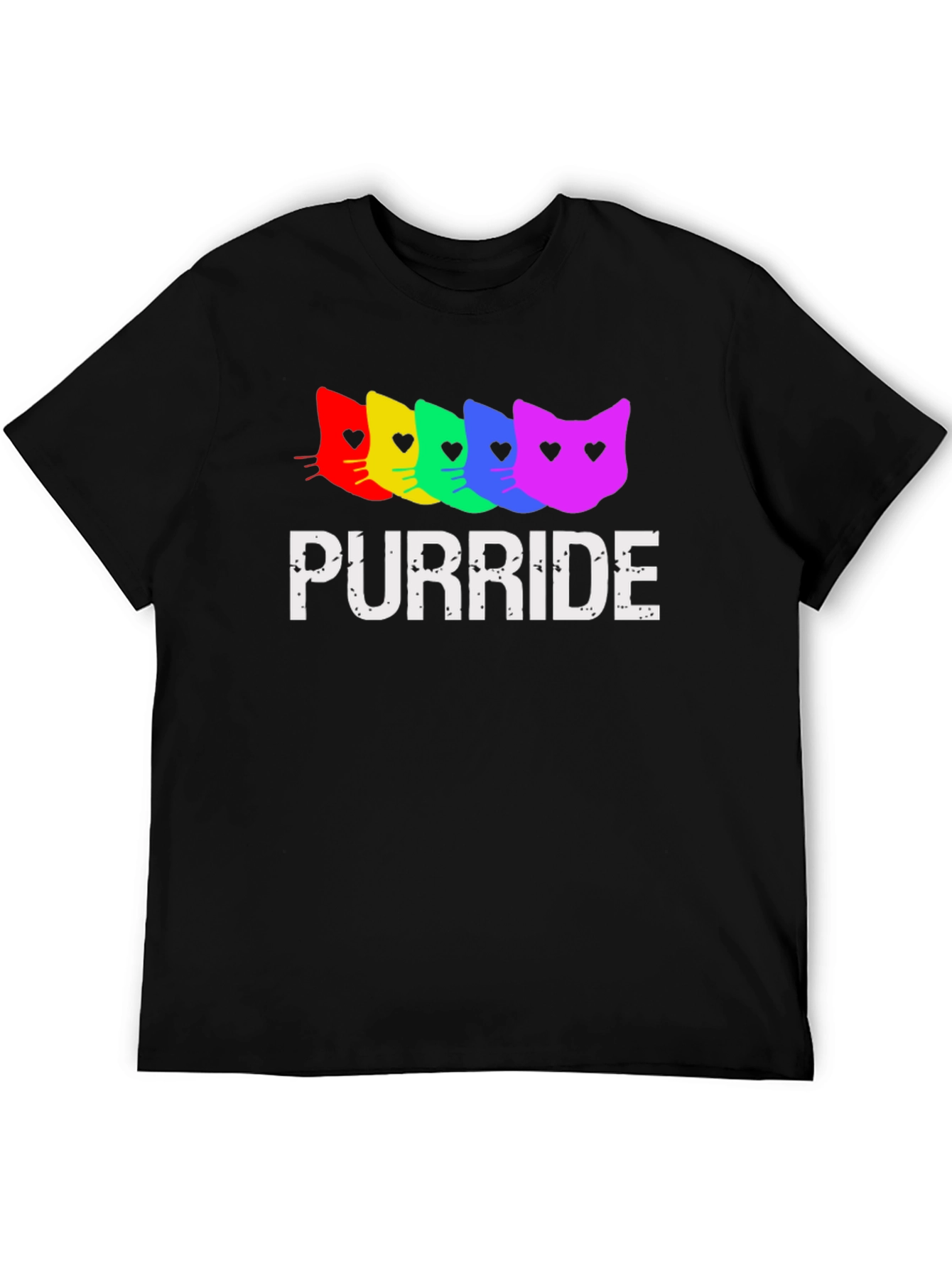 Purride Rainbow Cats T-Shirt - Pride Apparel