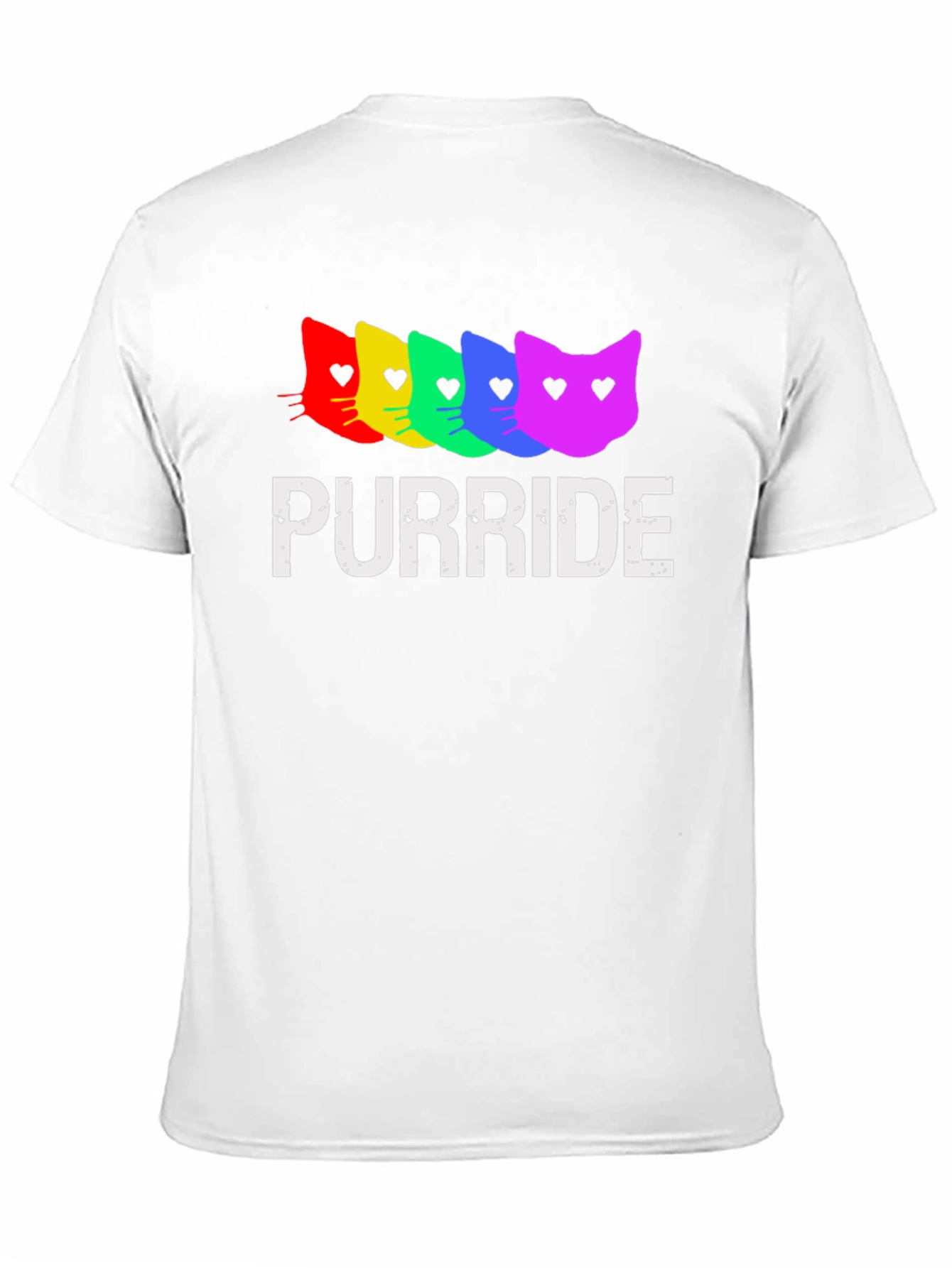 Purride Rainbow Cats T-Shirt - Pride Apparel