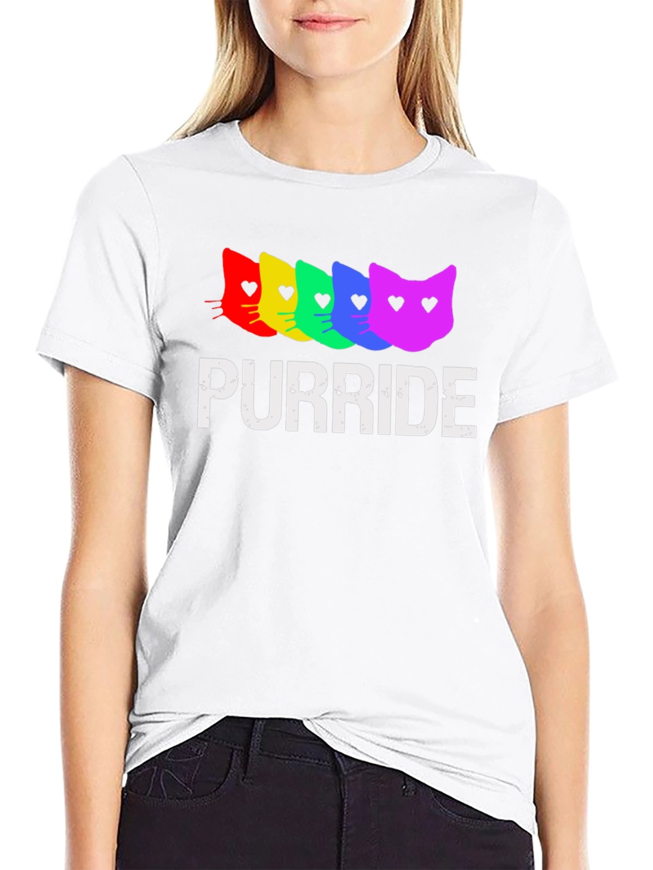 Purride Rainbow Cats T-Shirt - Pride Apparel
