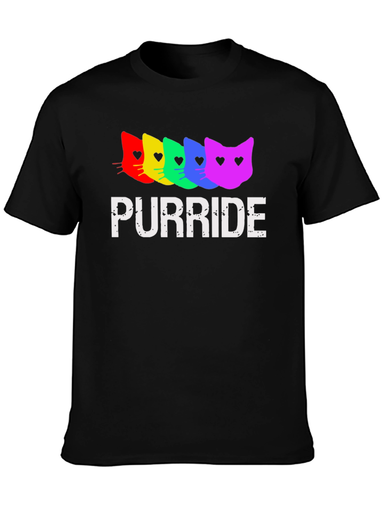 Purride Rainbow Cats T-Shirt - Pride Apparel
