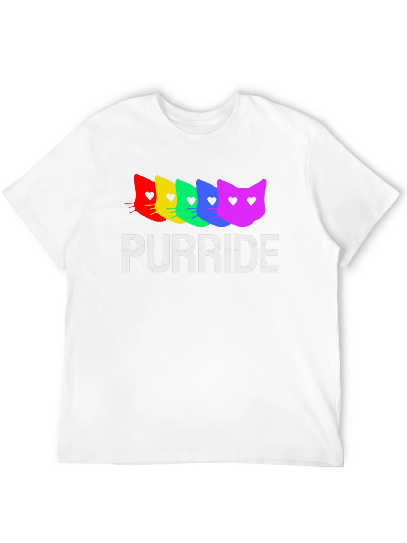 Purride Rainbow Cats T-Shirt - Pride Apparel