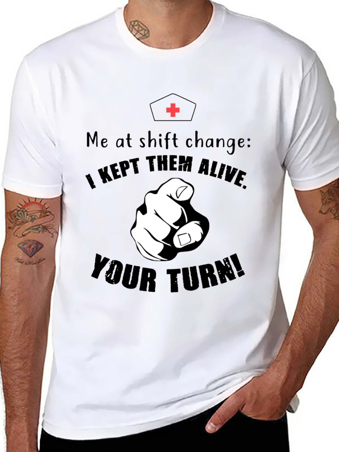 Nurse Shift Change Graphic Tee - Youre Up!
