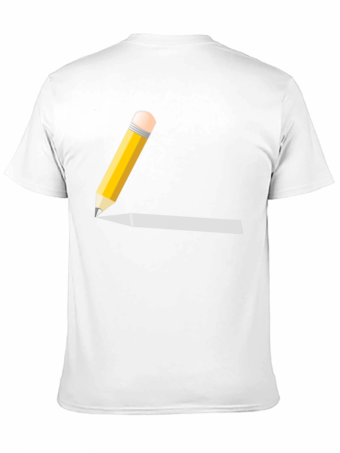 Pencil Graphic Black T-Shirt - Artsy Style
