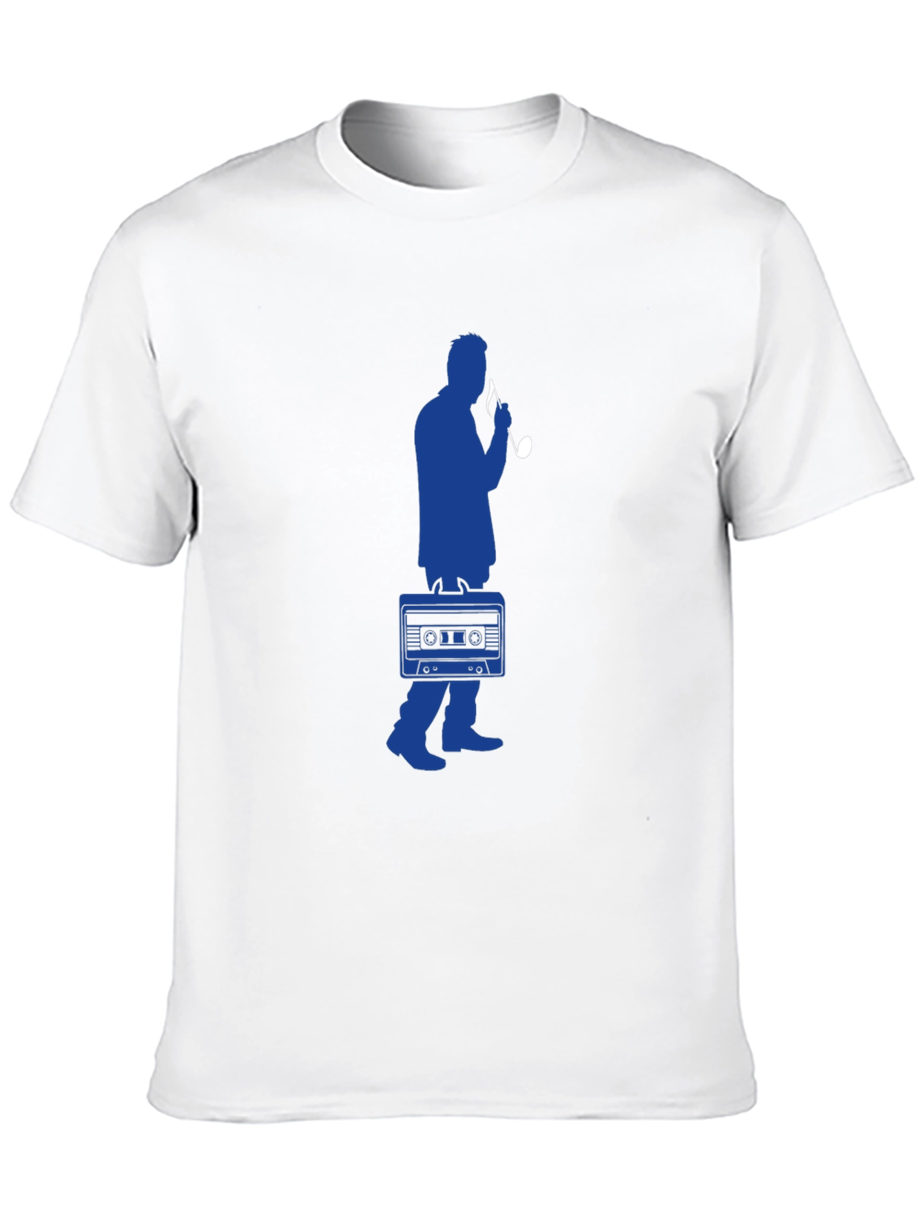 Retro Music Lover Tee - Cassette Player Graphic T-Shirt