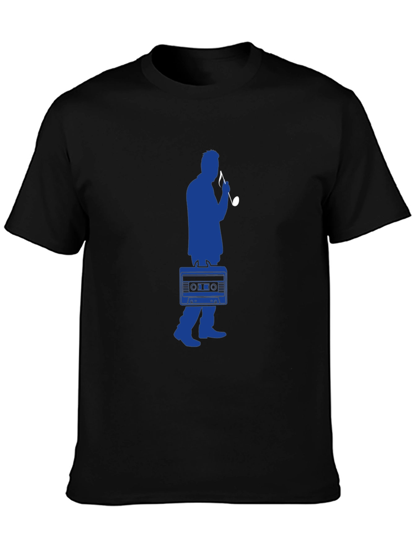 Retro Music Lover Tee - Cassette Player Graphic T-Shirt