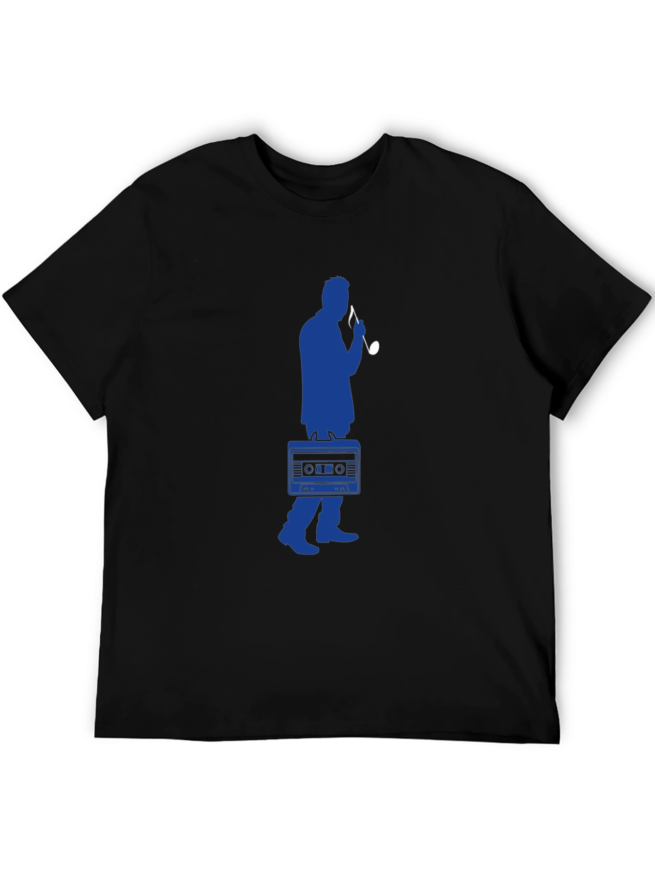Retro Music Lover Tee - Cassette Player Graphic T-Shirt