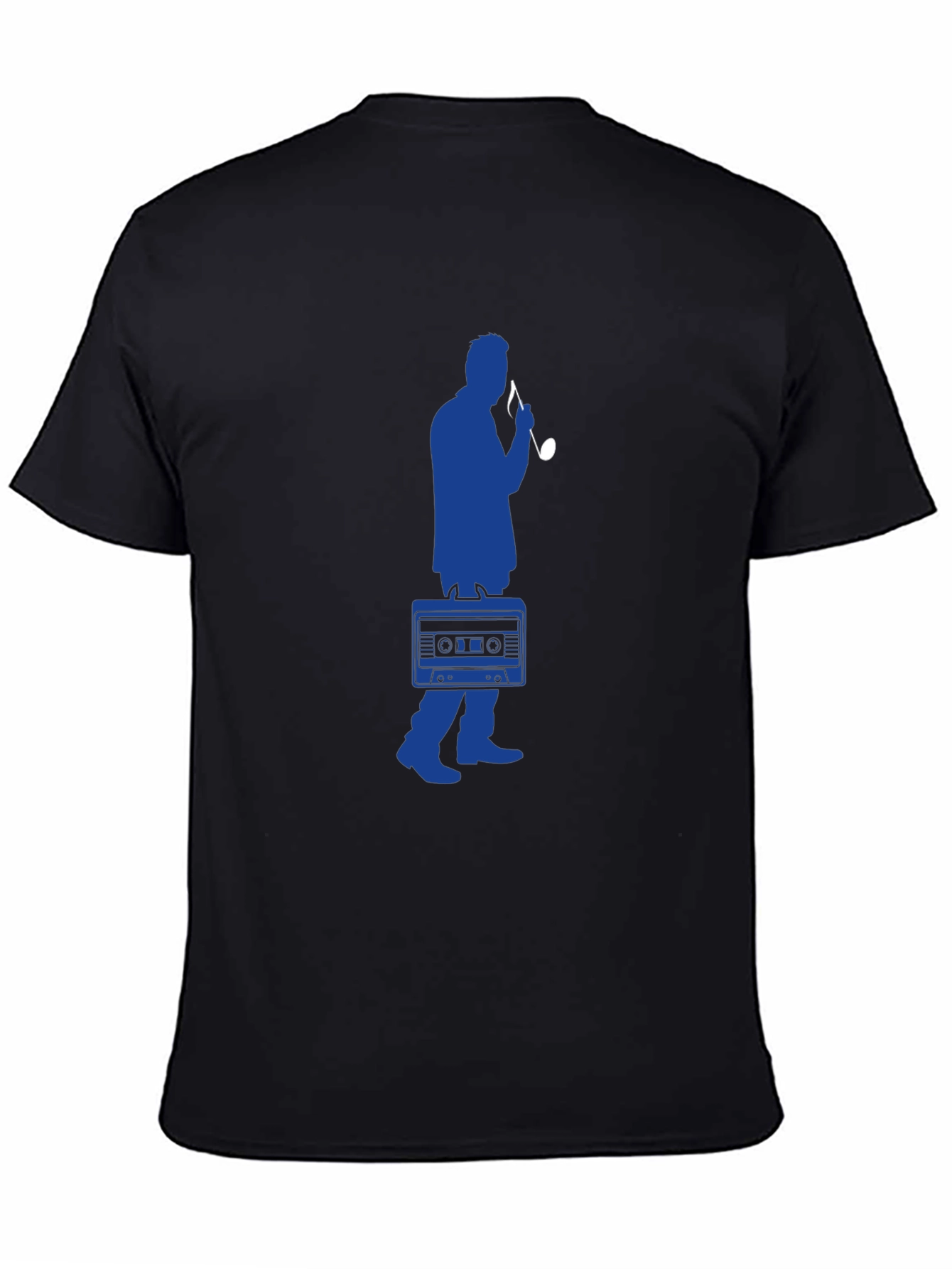 Retro Music Lover Tee - Cassette Player Graphic T-Shirt