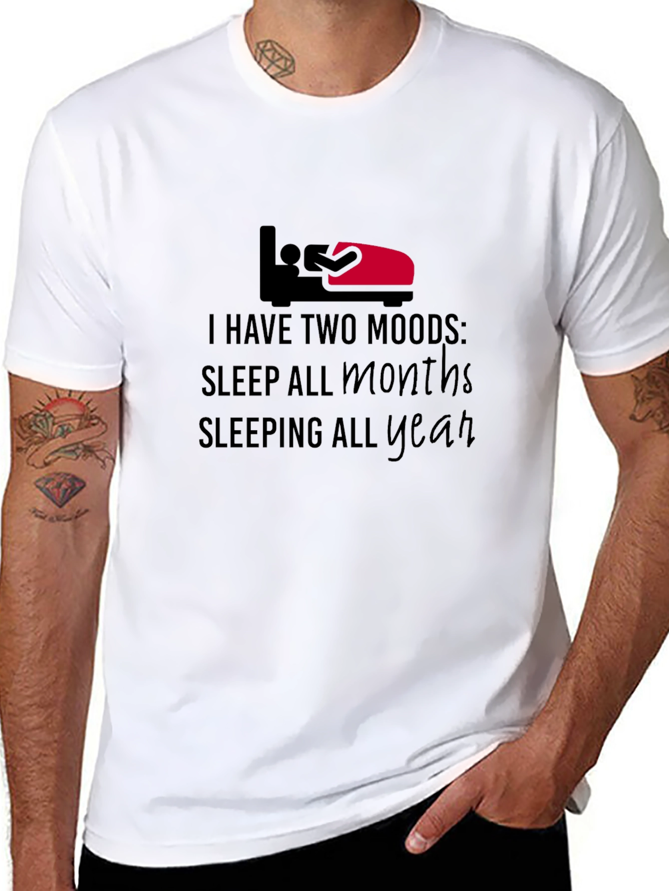 Two Moods Sleep T-Shirt