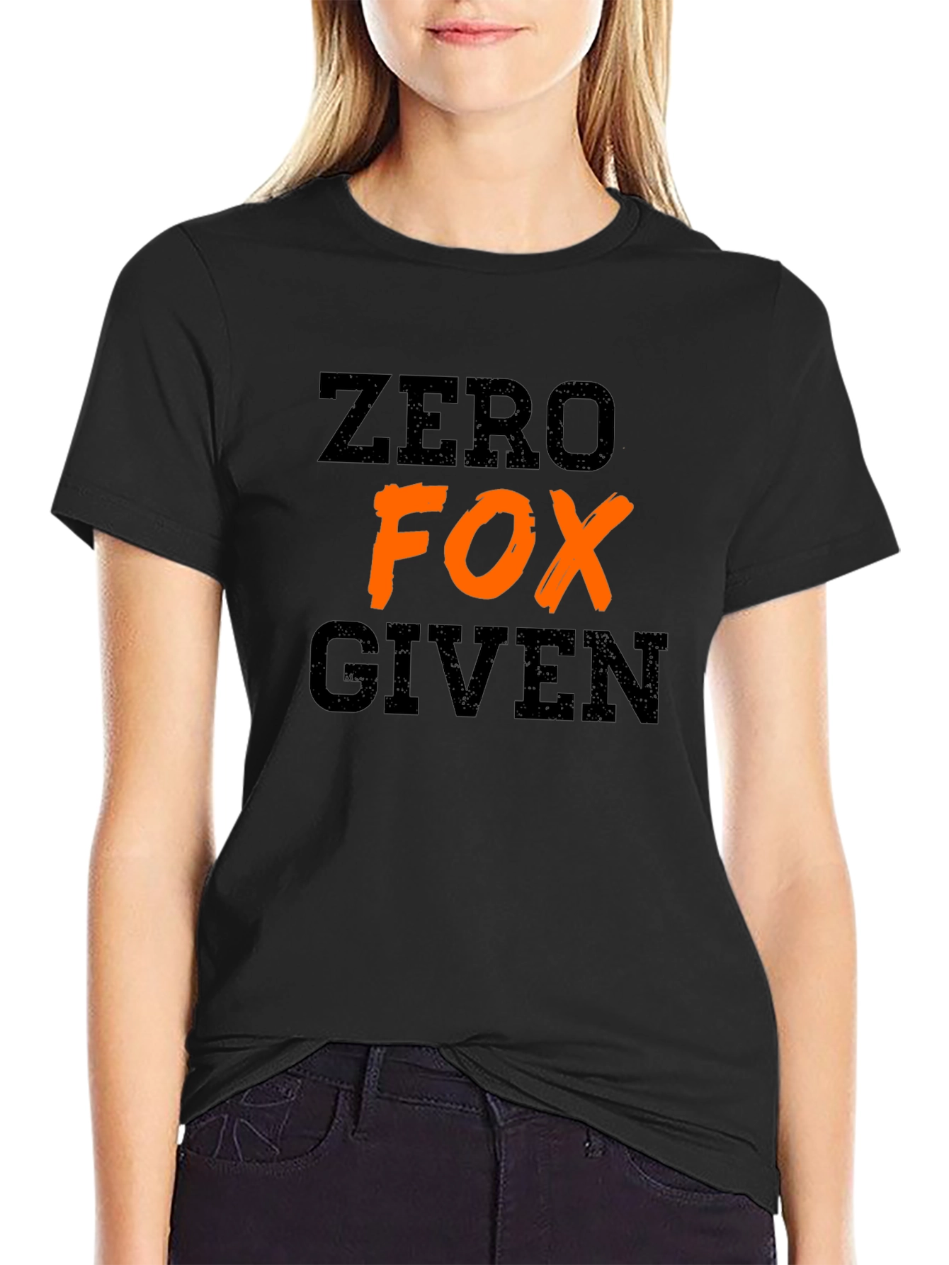 Zero Fox Given Graphic Tee - Casual Black T-Shirt
