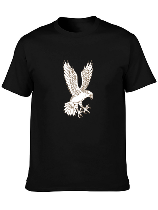 Black Eagle Graphic T-Shirt - Bold Design
