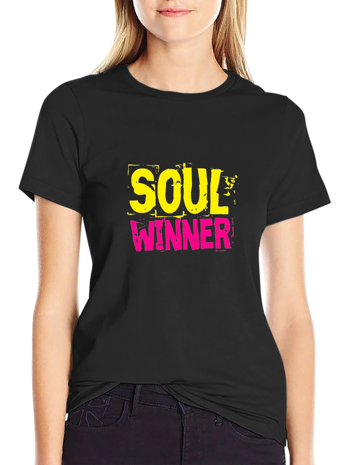 Soul Winner Graphic Black T-Shirt