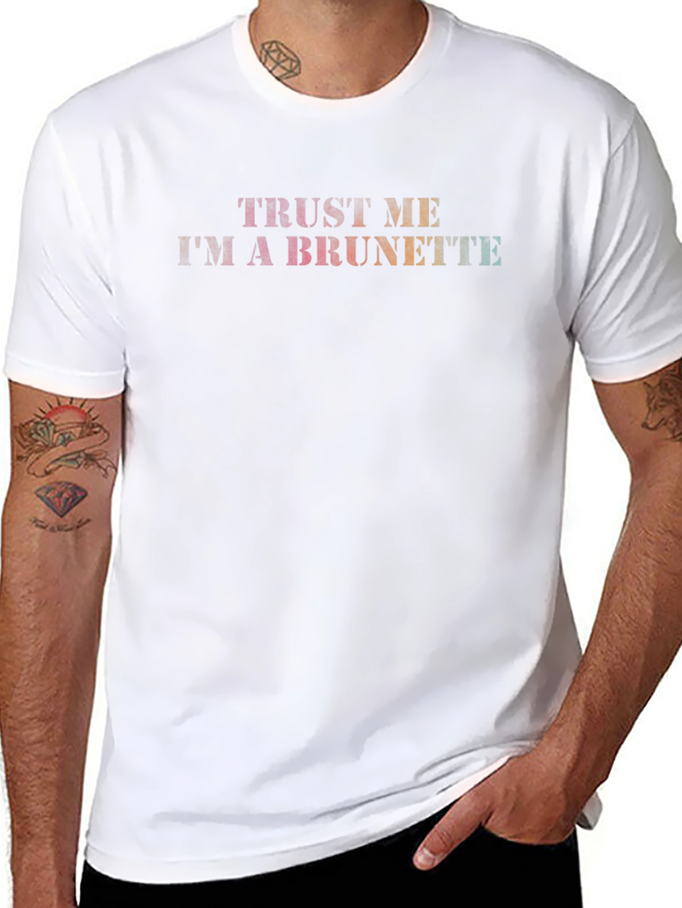 Trust Me Im A Brunette Graphic Tee