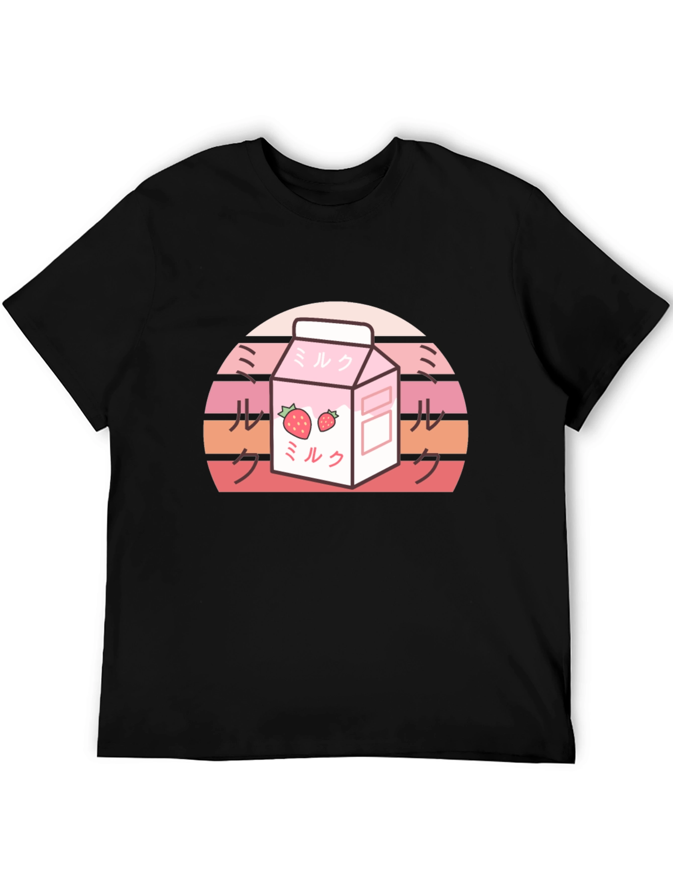 Strawberry Milk T-Shirt - Retro Vaporwave Aesthetic
