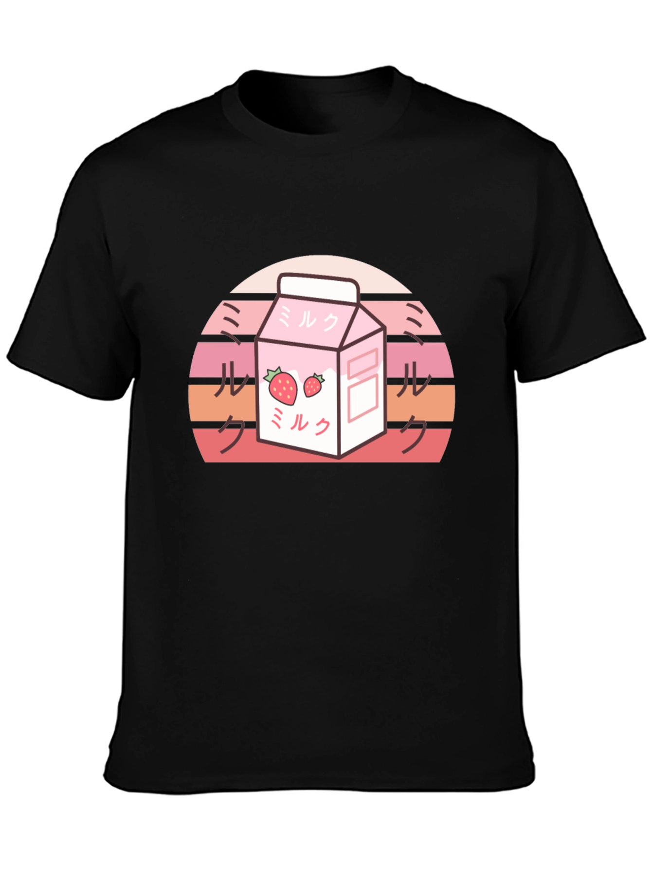 Strawberry Milk T-Shirt - Retro Vaporwave Aesthetic