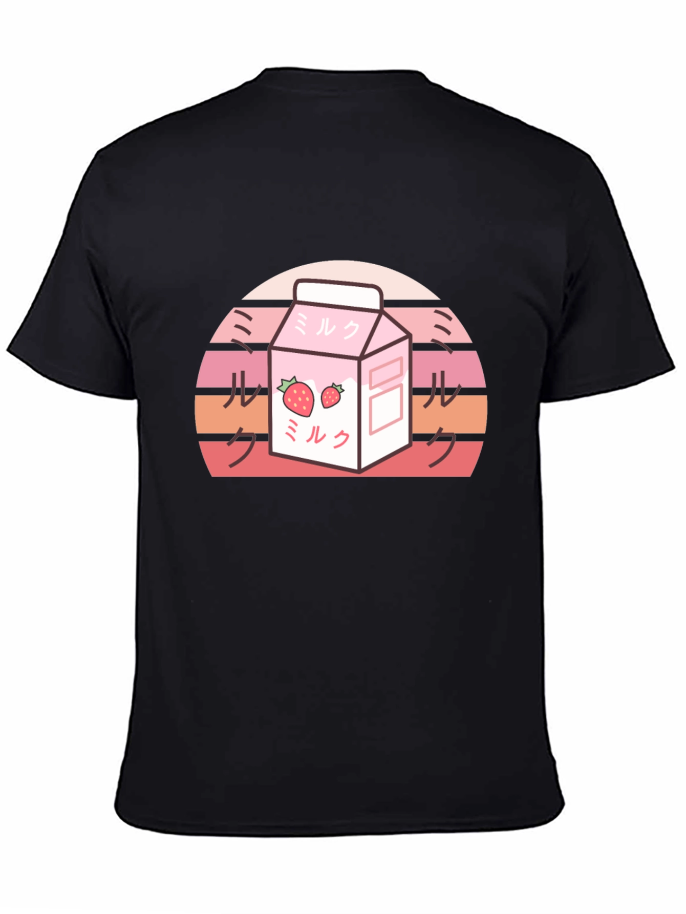 Strawberry Milk T-Shirt - Retro Vaporwave Aesthetic