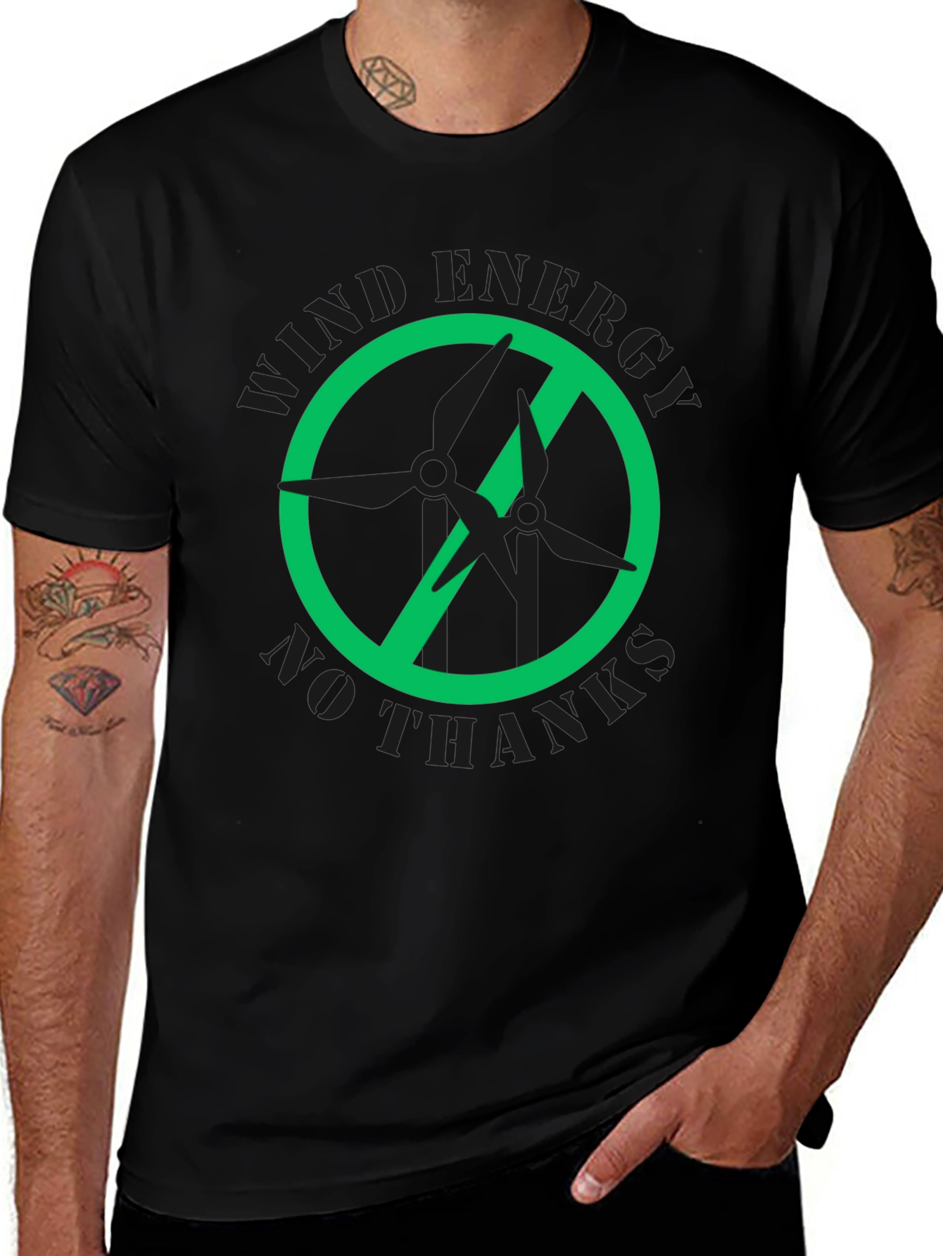 Wind Energy No Thanks T-Shirt