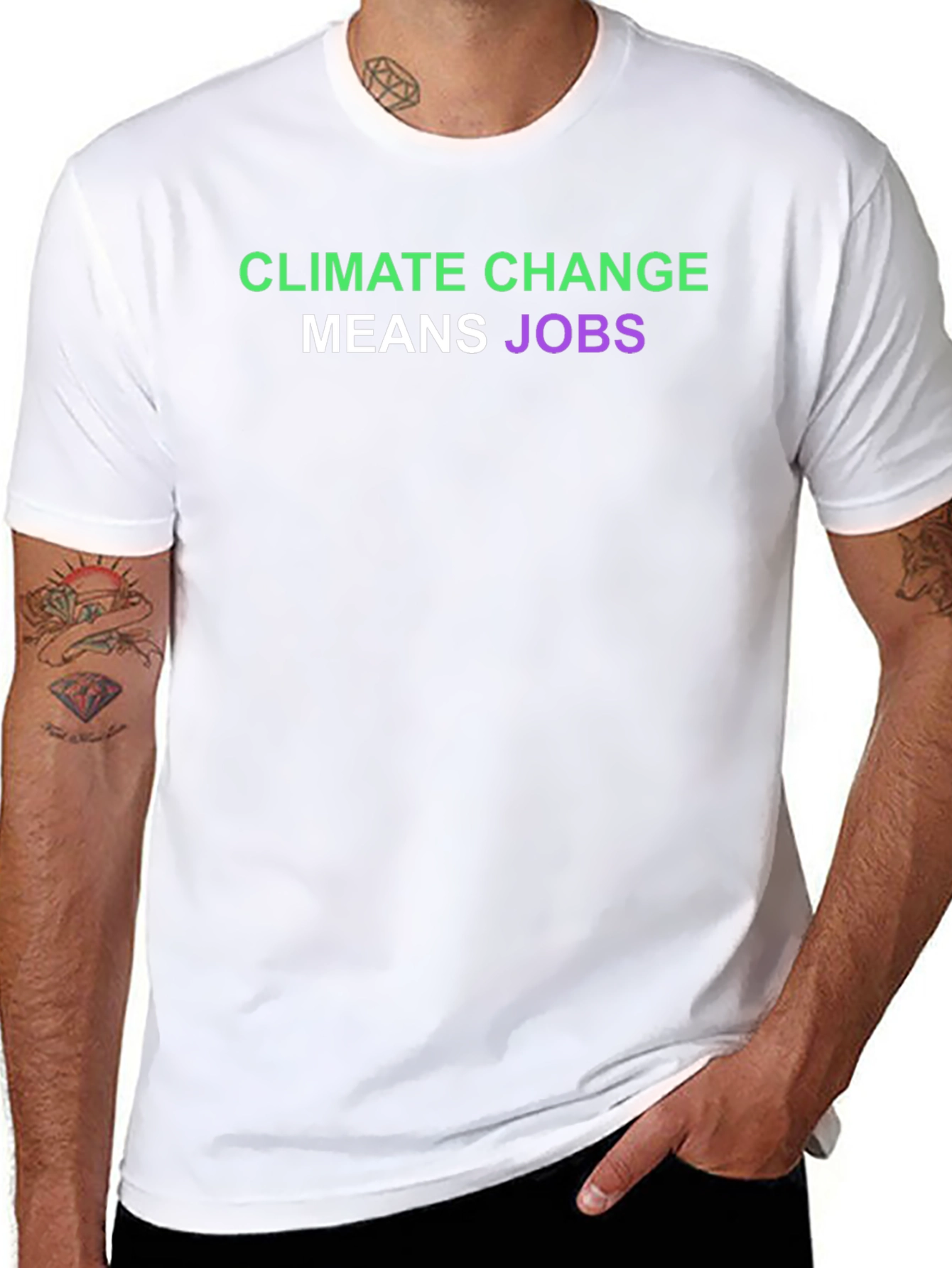 Climate Change Means Jobs T-Shirt