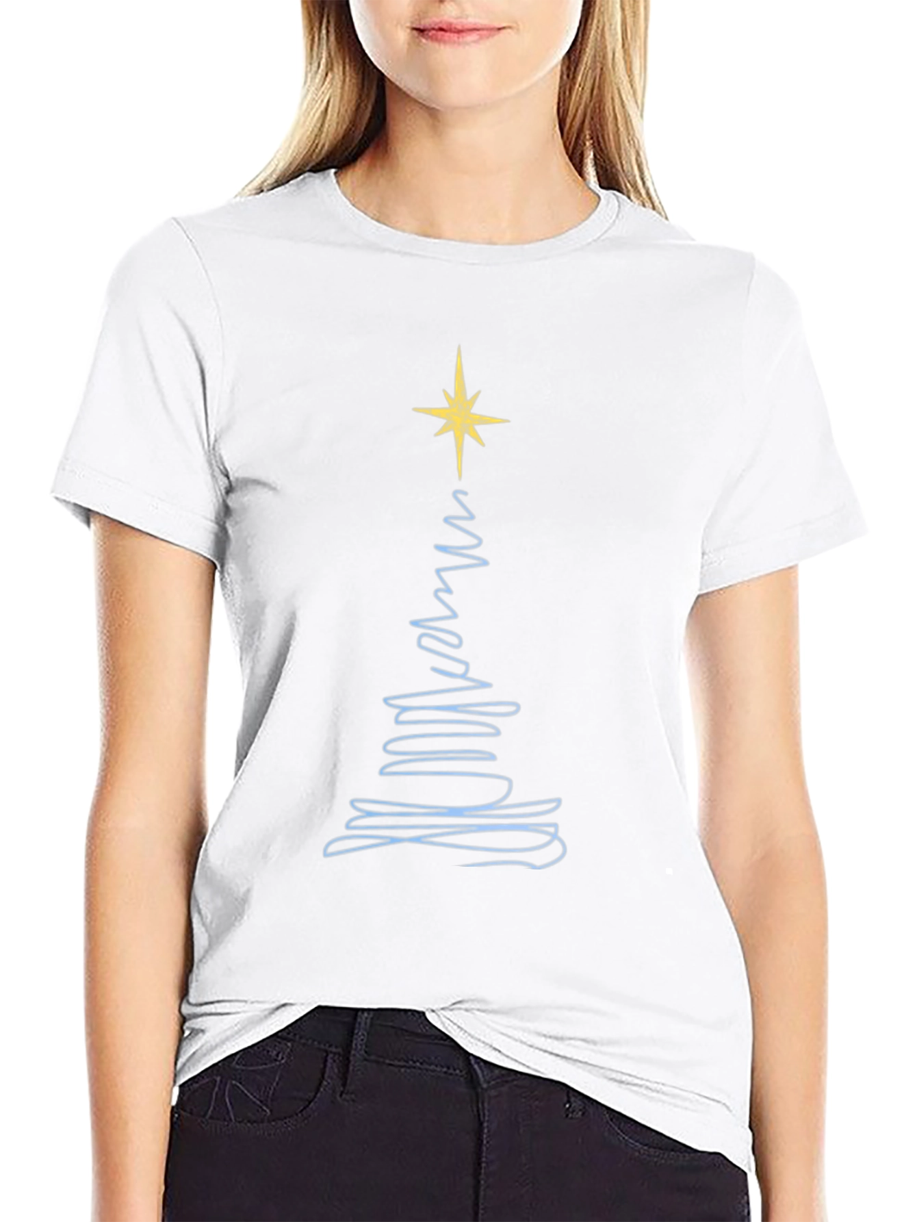 Christmas Tree Graphic Tee - Holiday Style