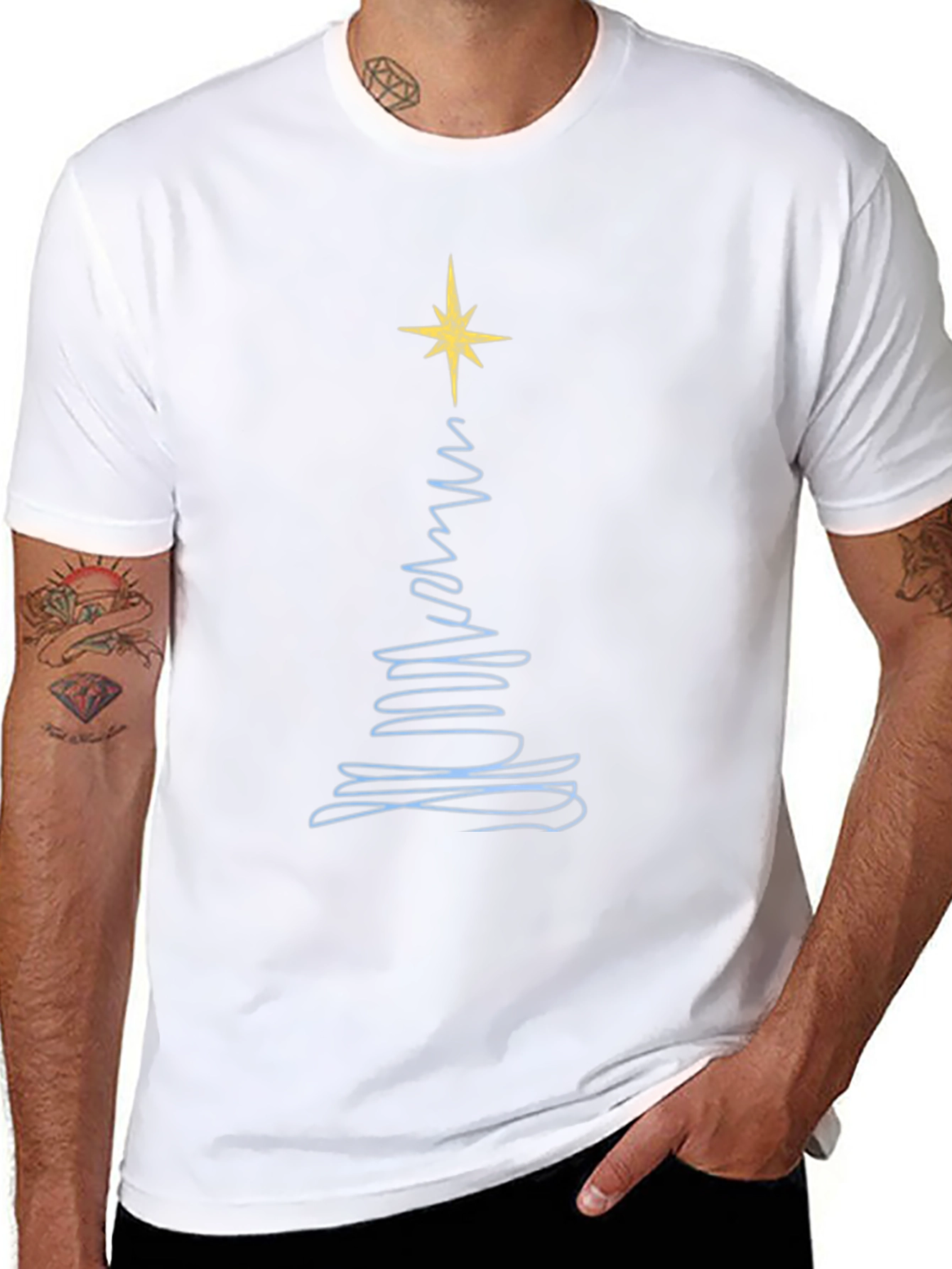 Christmas Tree Graphic Tee - Holiday Style