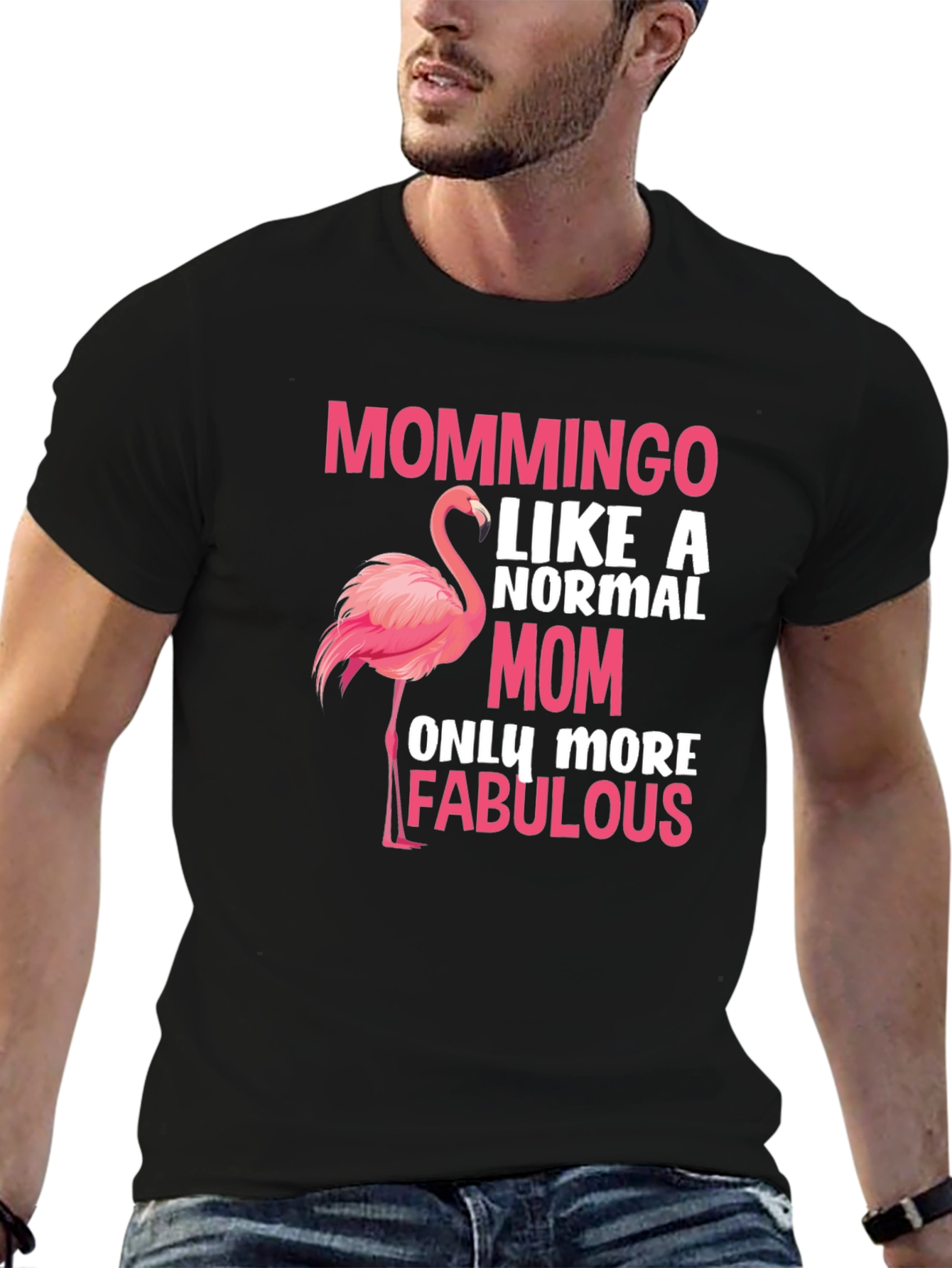Mommingo T-Shirt - Fabulous Mom Flamingo Tee