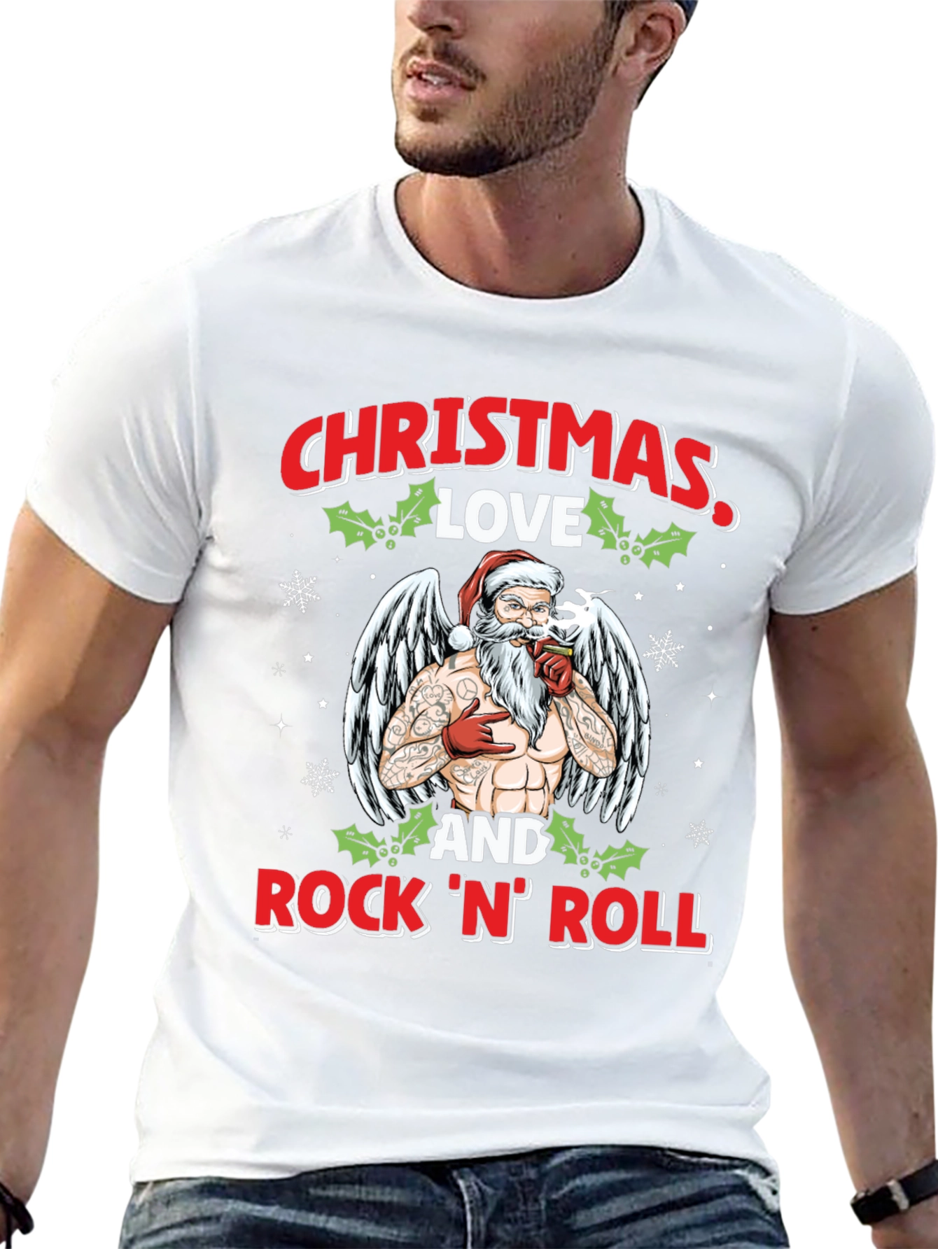 Christmas Love & Rock N Roll T-Shirt