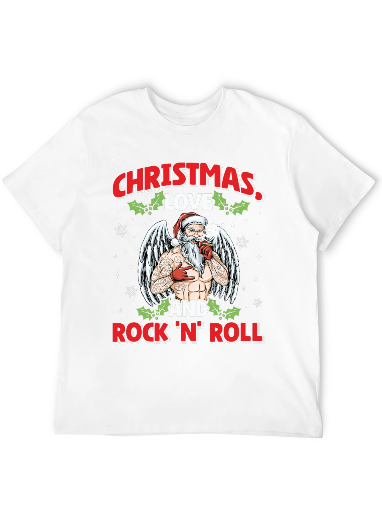 Christmas Love & Rock N Roll T-Shirt