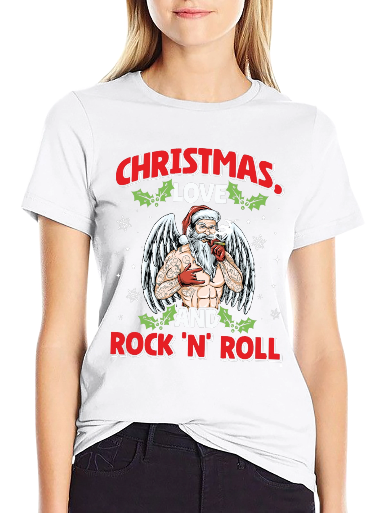 Christmas Love & Rock N Roll T-Shirt