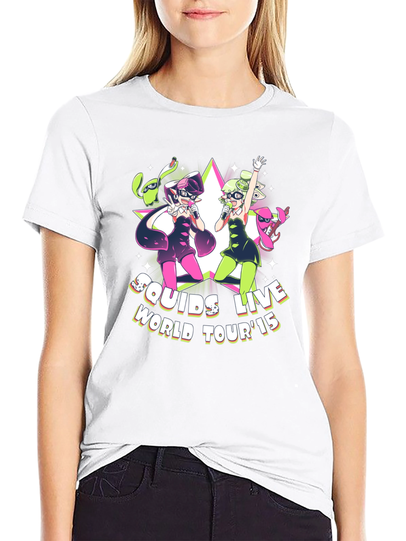 Squids Live World Tour 15 Black T-Shirt