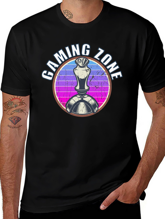 Gaming Zone T-Shirt - Chess Piece Design