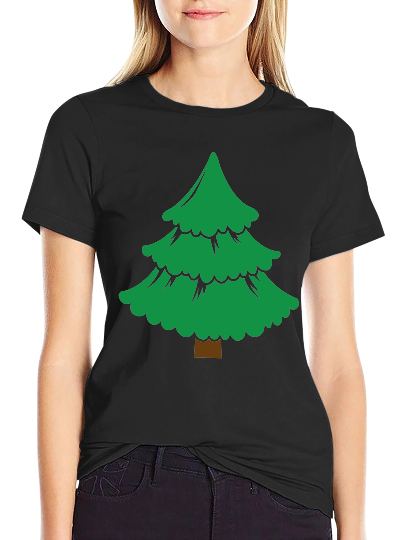 Festive Tree Graphic Tee - Holiday Ready